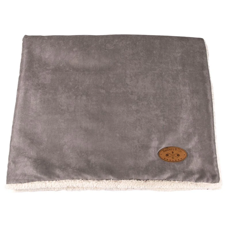 Dog Blanket Grey Faux Fur 41cm by Banbury - Image 3