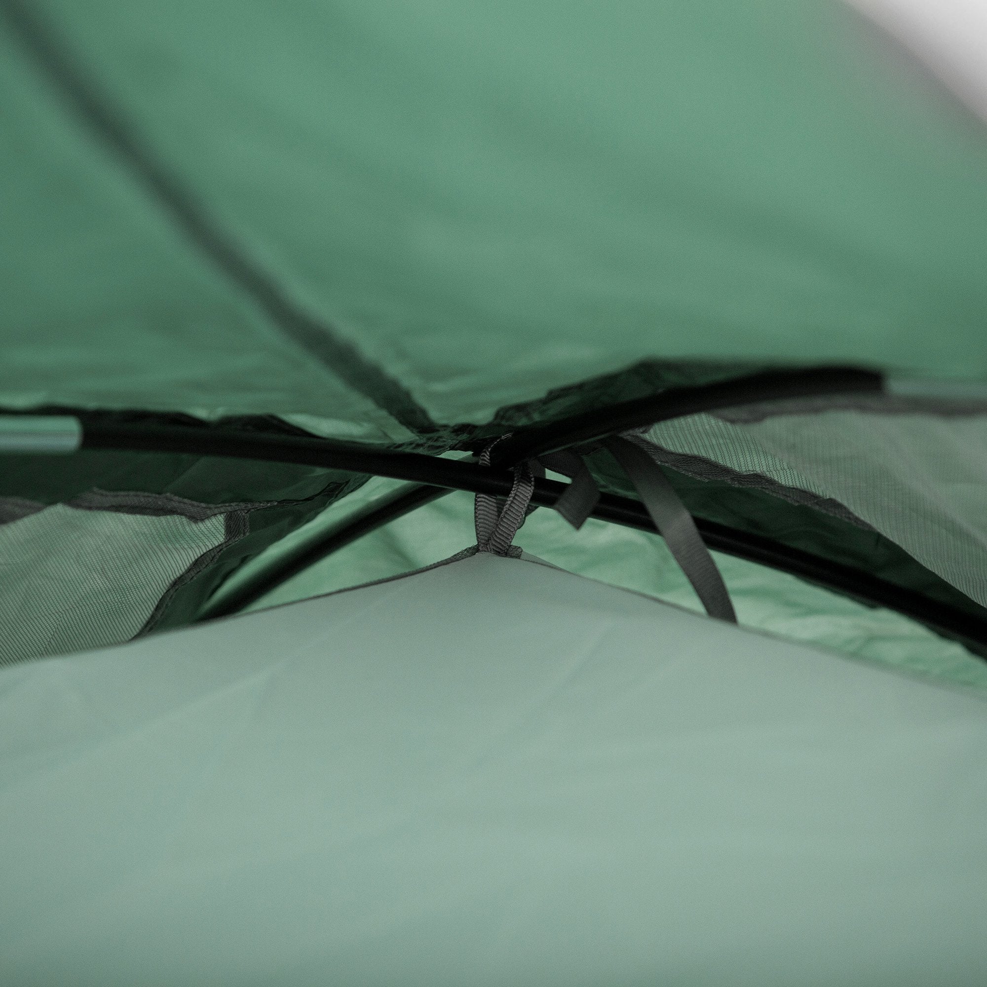 Dome Tent for 3-4 Person Family Tent with Large Windows Waterproof Green - Image 8