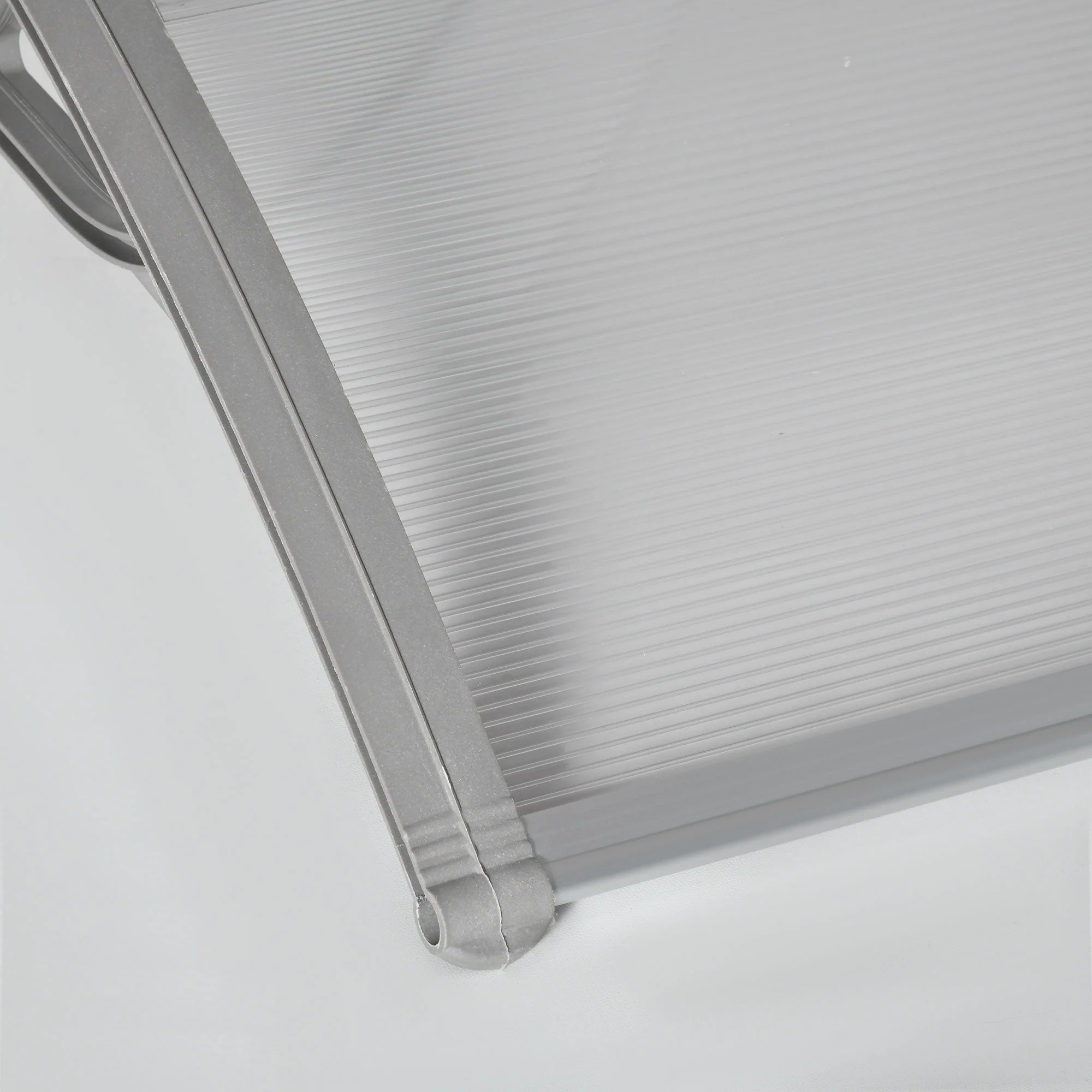 Door Canopy Awning Outdoor Window Rain Shelter Cover for Front/Back Door Porch Clear 100 x 75cm - Image 9