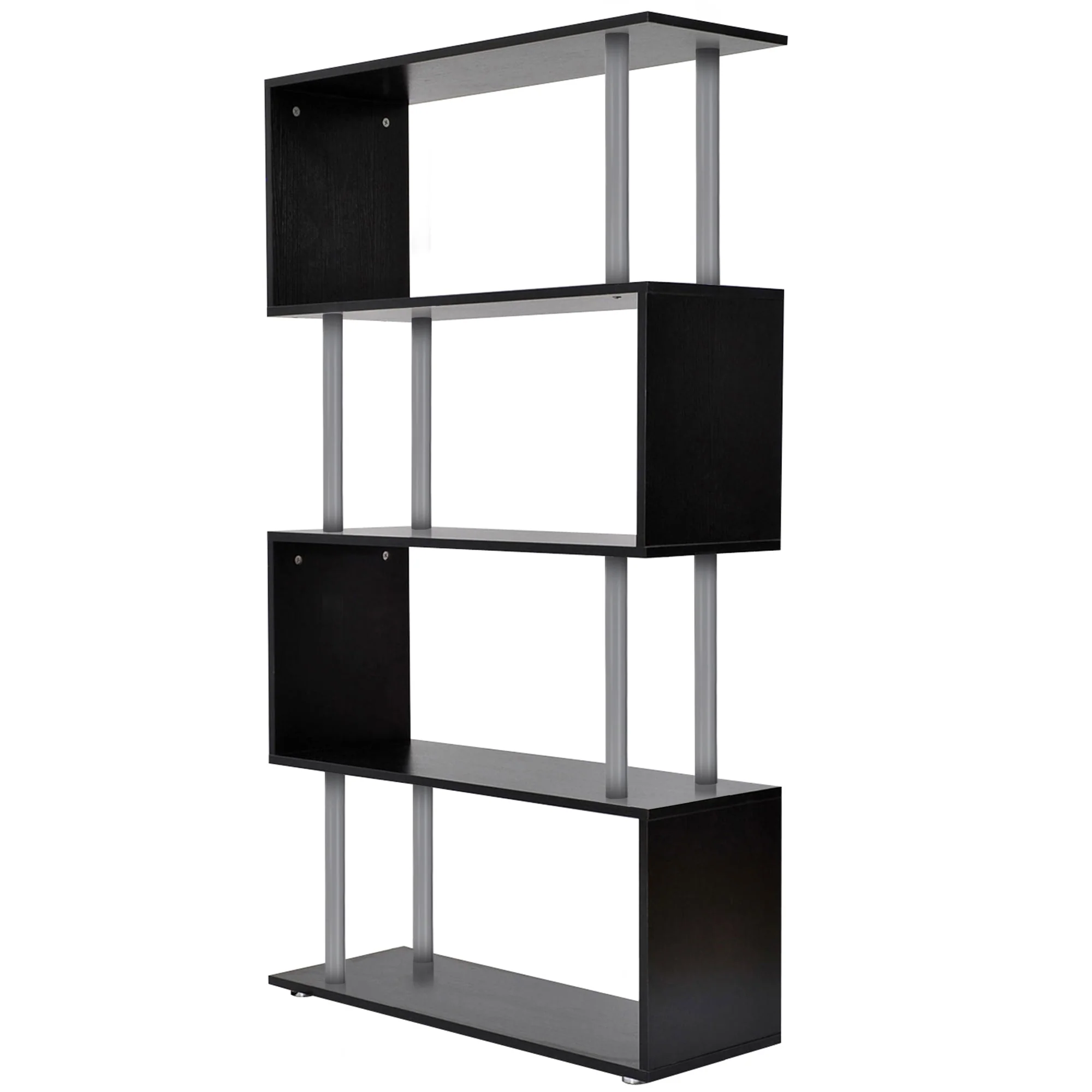 Double 'S' Shelving Unit - Black - Image 8