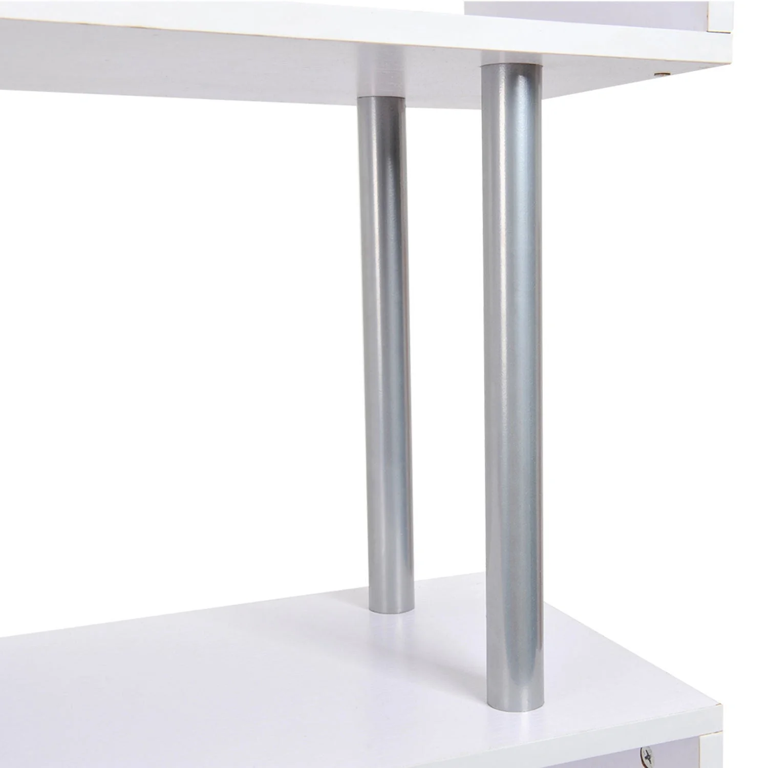 Double 'S' Shelving Unit - White - Image 8