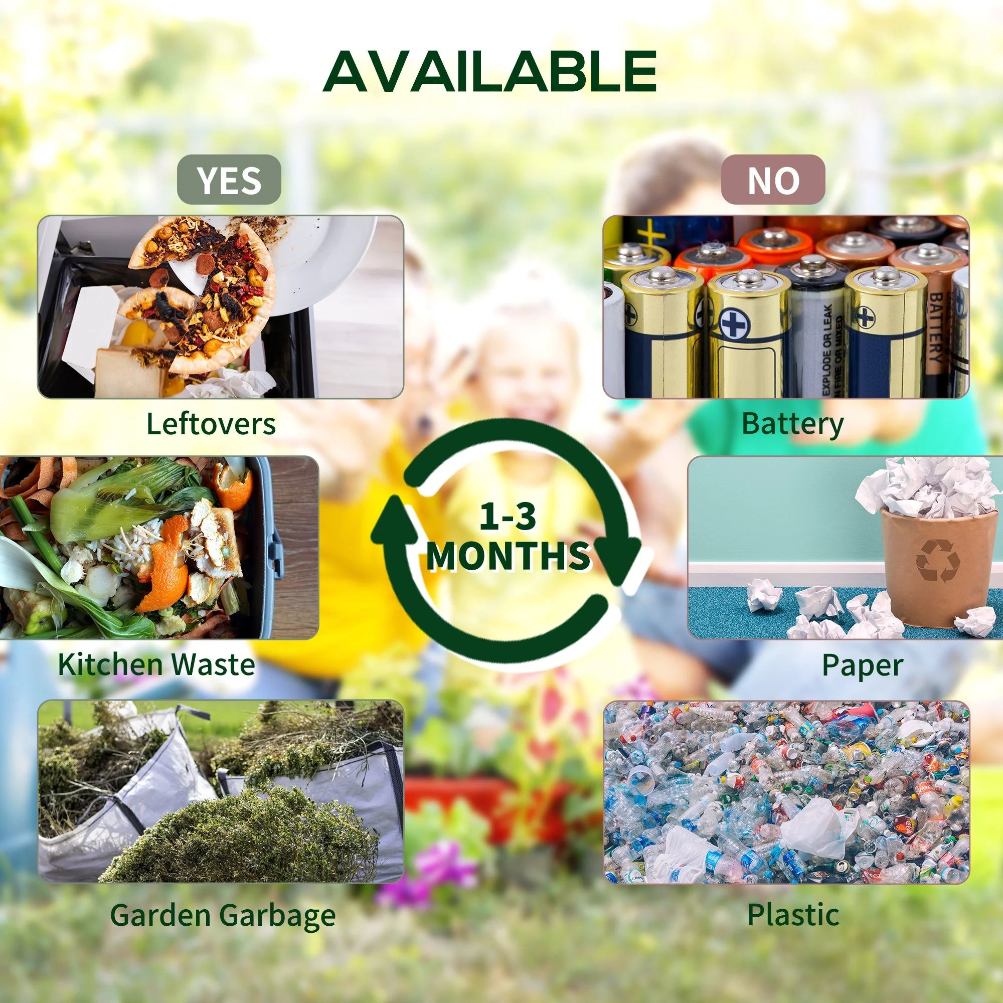 Dual Chamber Garden Compost Bin - Image 6
