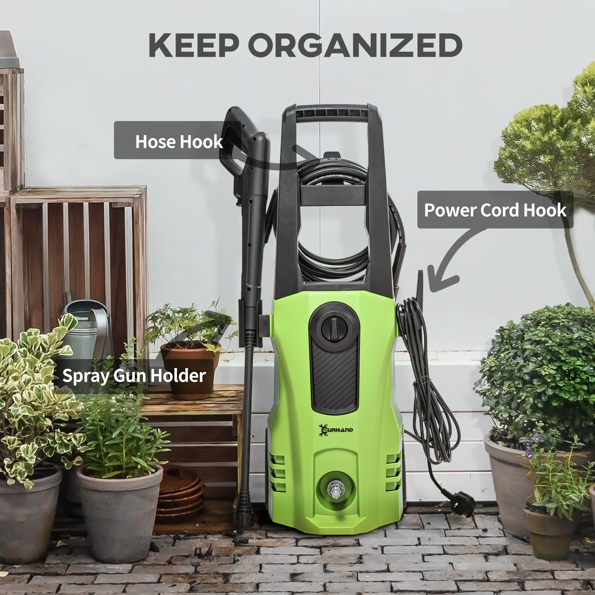 DURHAND 1800W High Pressure Washer - Image 7