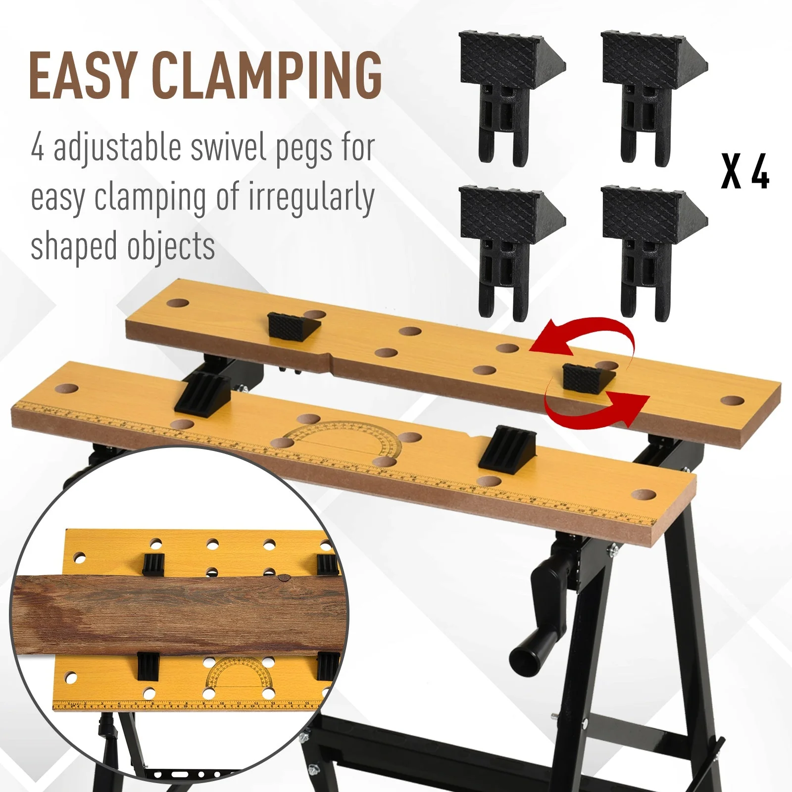 DURHAND 4-in-1 Work Bench - Image 6