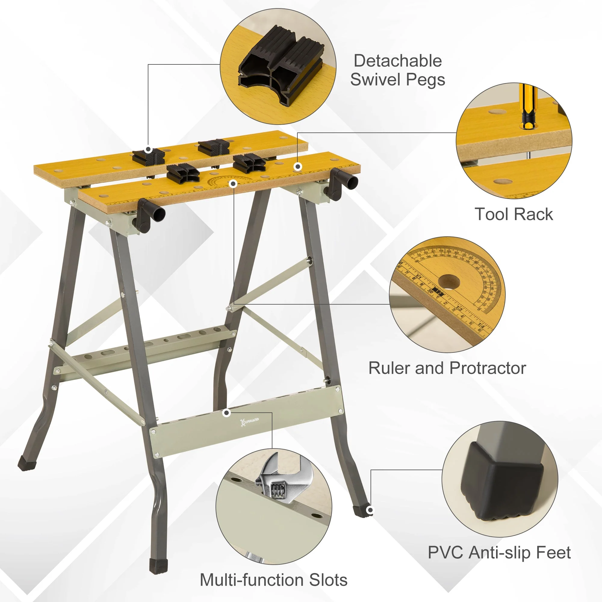 DURHAND 4-in-1 Work Bench - Image 6