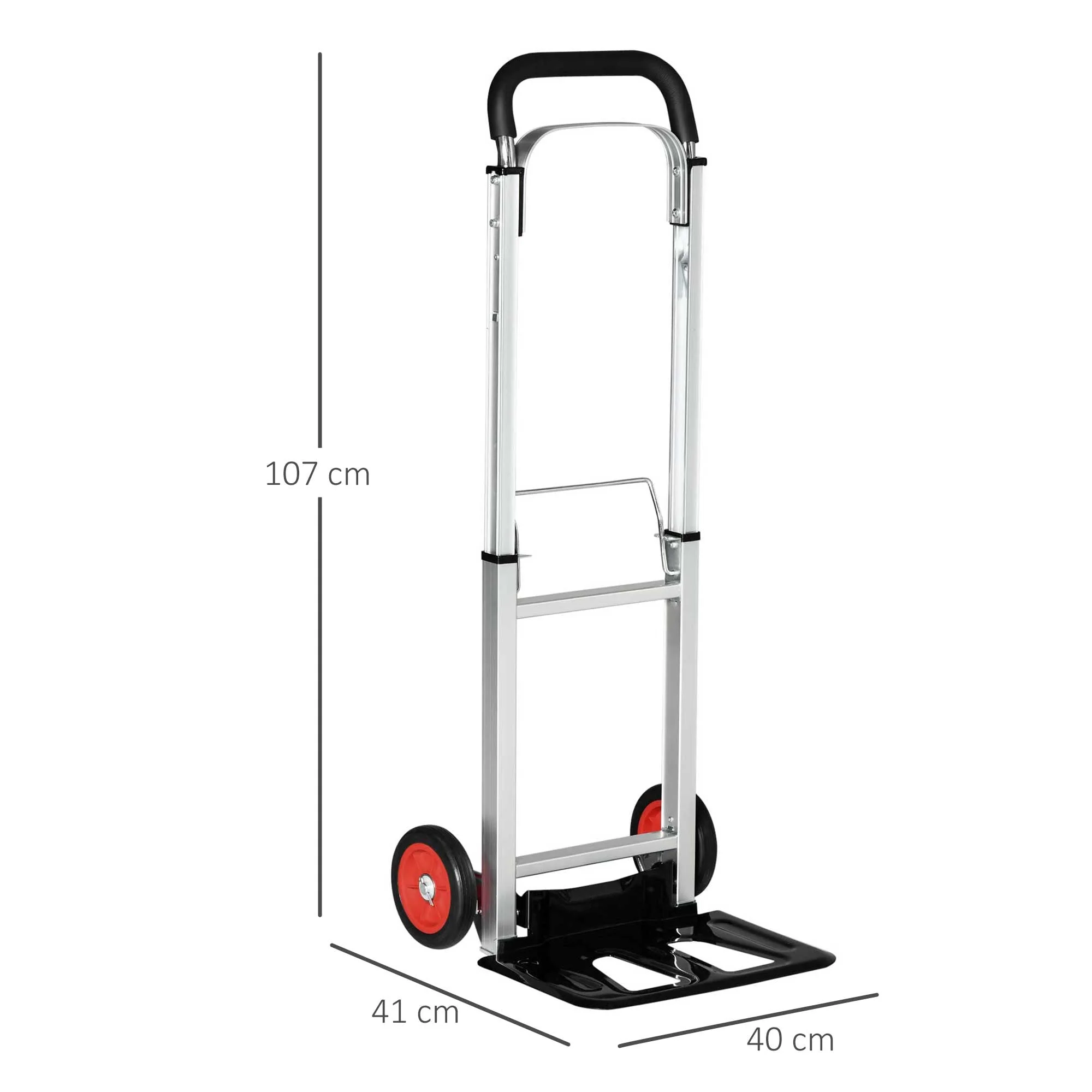 DURHAND Folding Sack Truck with Telescoping Handles - Image 3