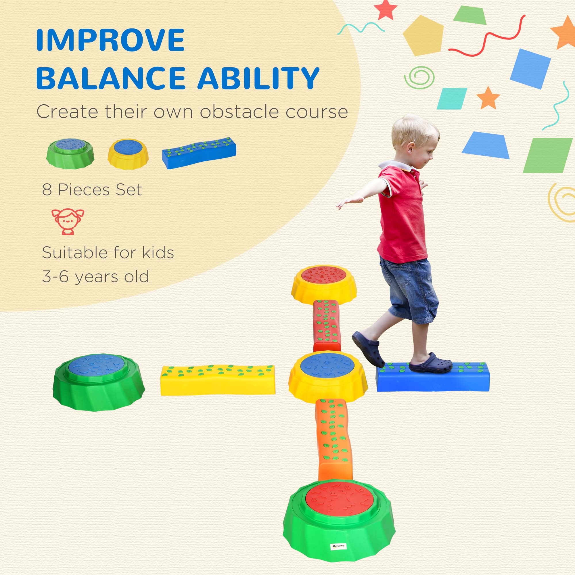 Eight-Piece Kids Stepping Stones - Image 5
