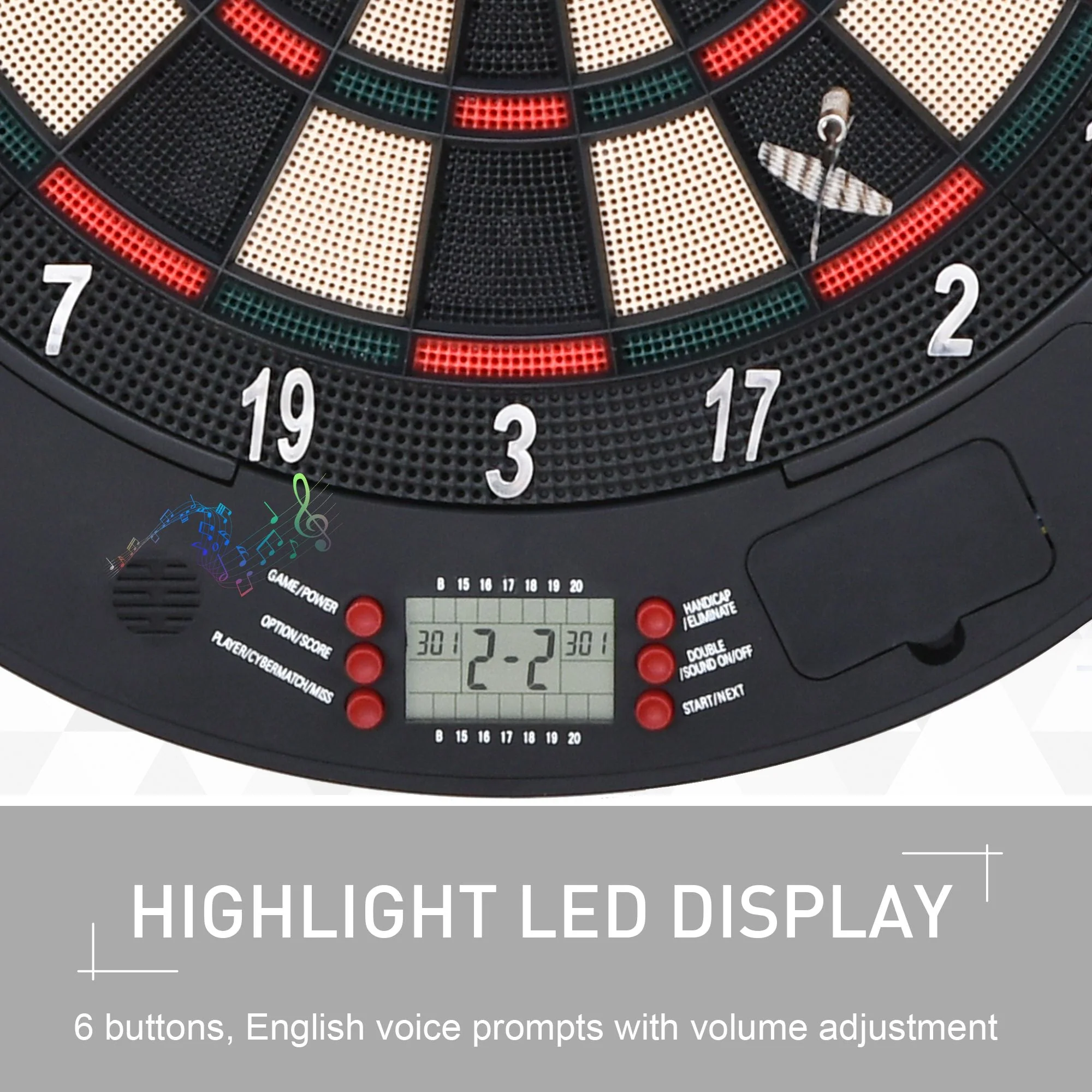 Electronic Dartboard 26 Games - Image 5