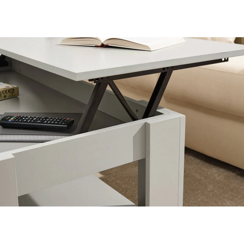 Ember Extending Coffee Table Grey 1 Shelf 105cm - Image 9