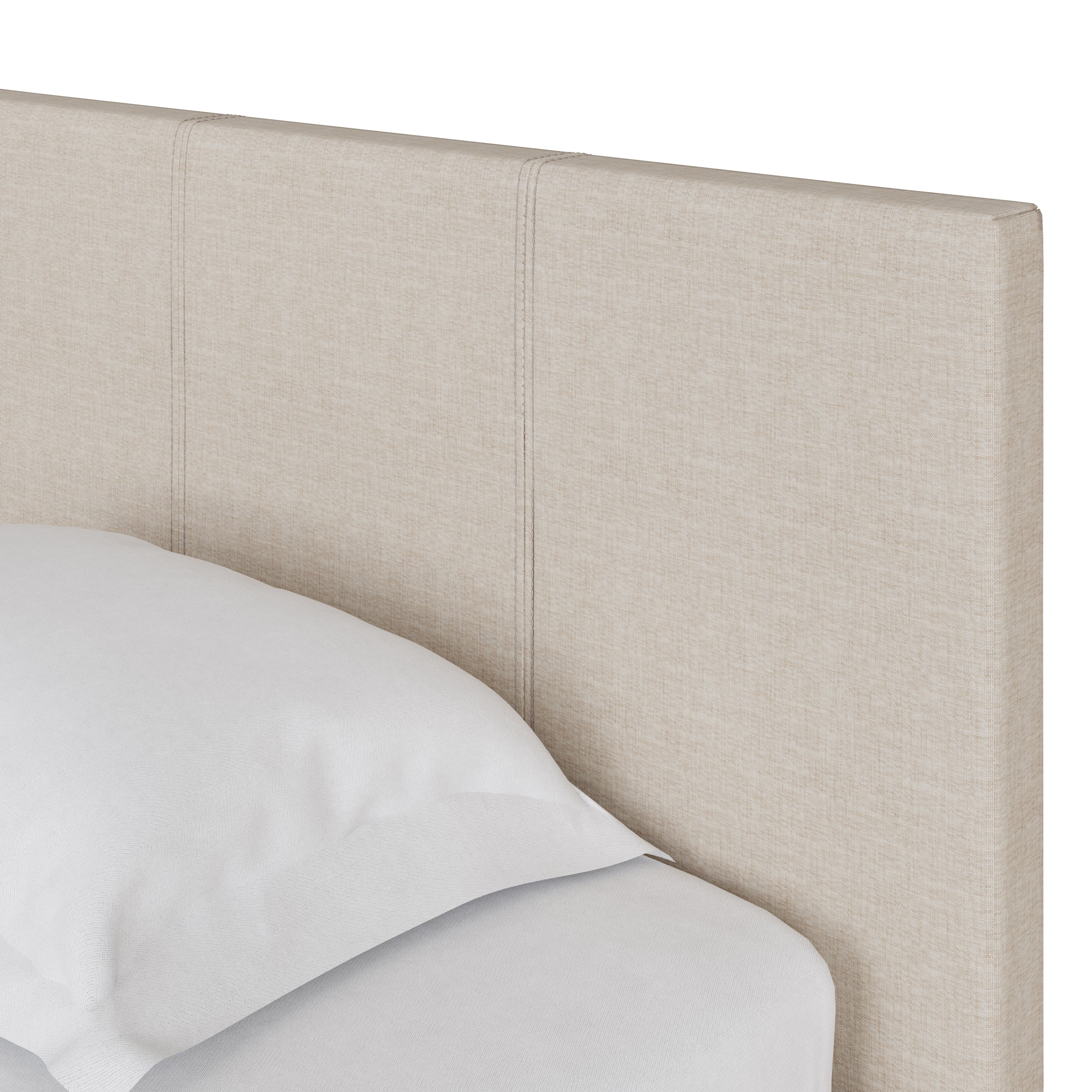 End Lift Small Double Ottoman Bed Metal & Wood Natural 3 x 7ft - Image 5