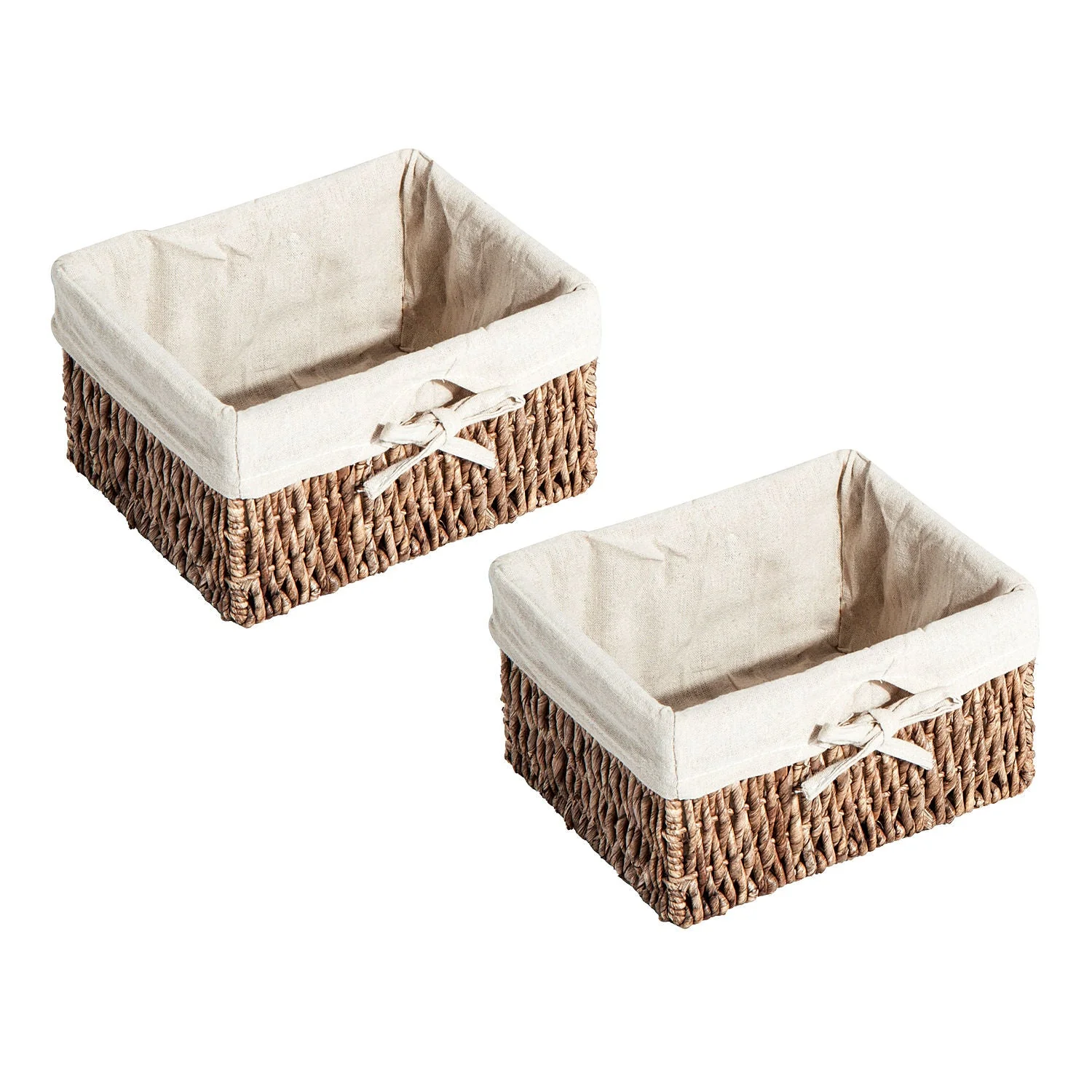 Entryway Coat Rack Wall Mounted Shelf w/ 2 Corn Husk Baskets and Hooks - Image 9