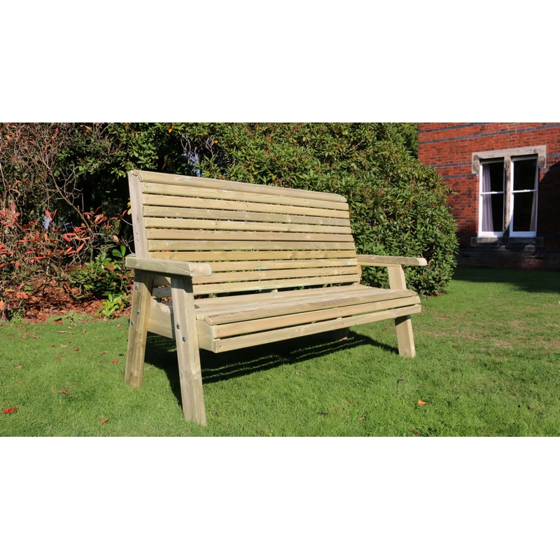 Ergo Garden Bench by Churnet Valley - 3 Seats - Image 3