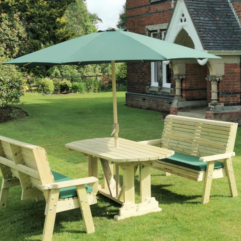 Ergo Garden Patio Dining Set by Churnet Valley - 6 Seat - Image 3