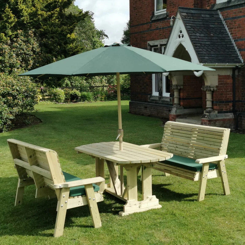 Ergo Garden Patio Dining Set by Churnet Valley - 6 Seat - Image 5