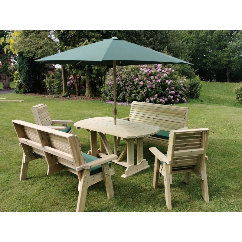 Ergo Garden Patio Dining Set by Churnet Valley - 8 Seats - Image 3