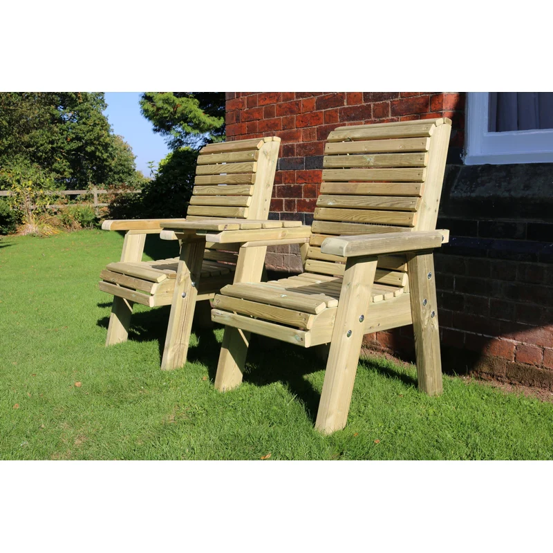 Ergo Garden Tete a Tete by Croft - 2 Seat - Image 3