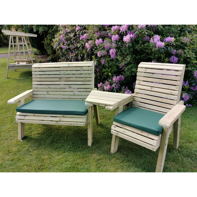 Ergo Garden Tete a Tete by Churnet Valley - 3 Seats - Image 2