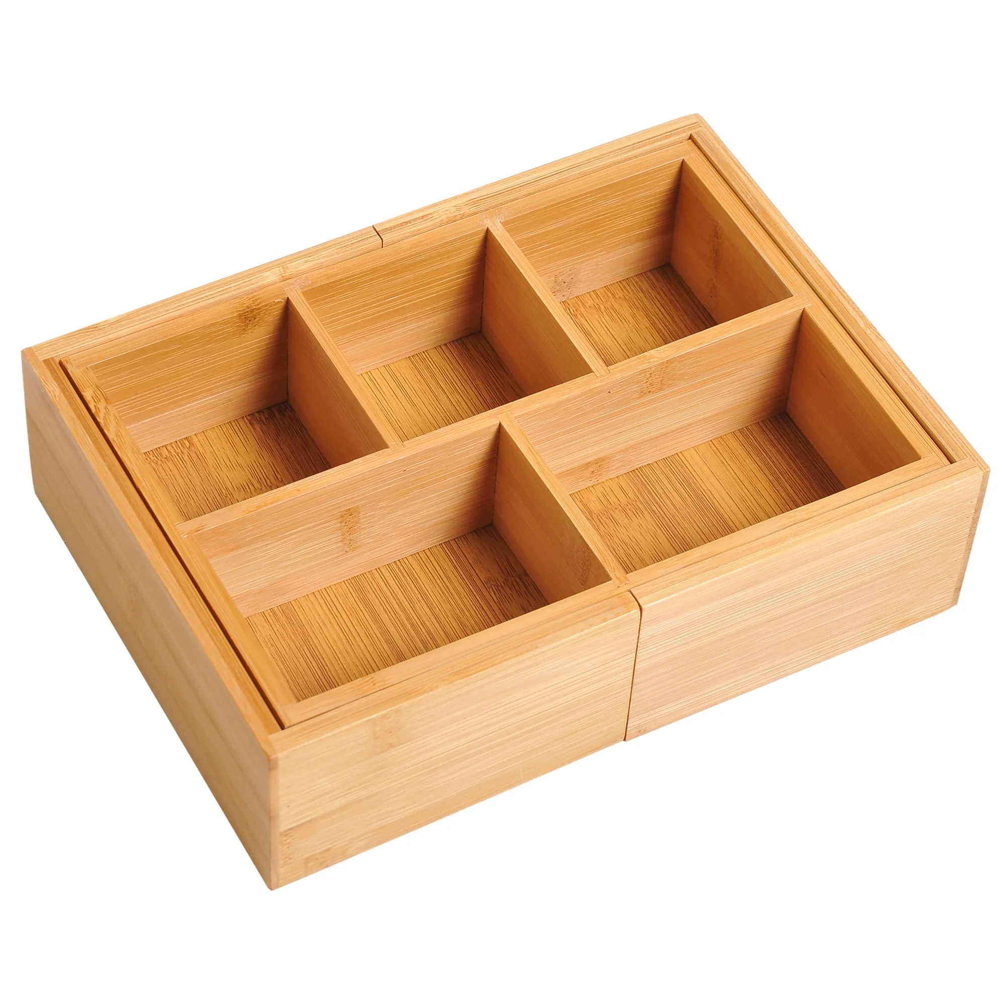 Extendable Drawer Organiser Tray Drawer Inserts Storage Holder Dividers 24.6-41cm - Image 5