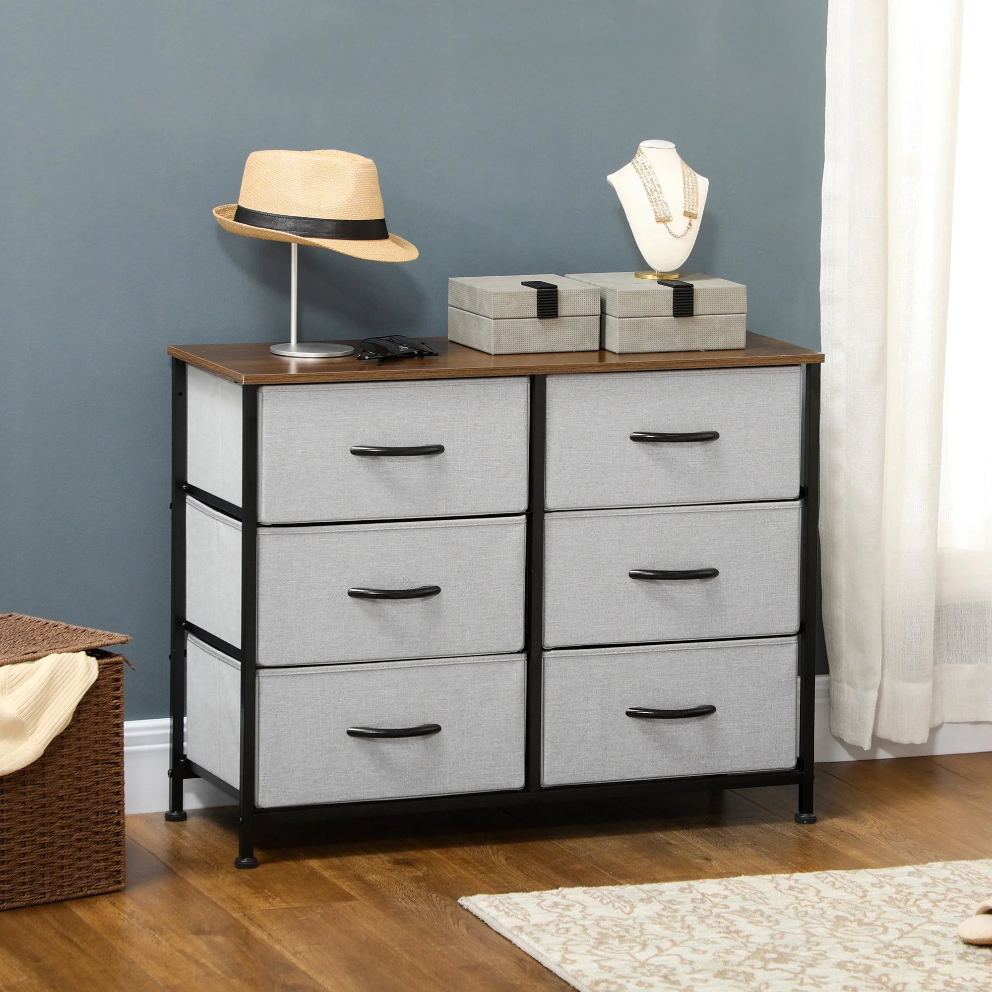 Fabric Chest of Drawers - Image 2