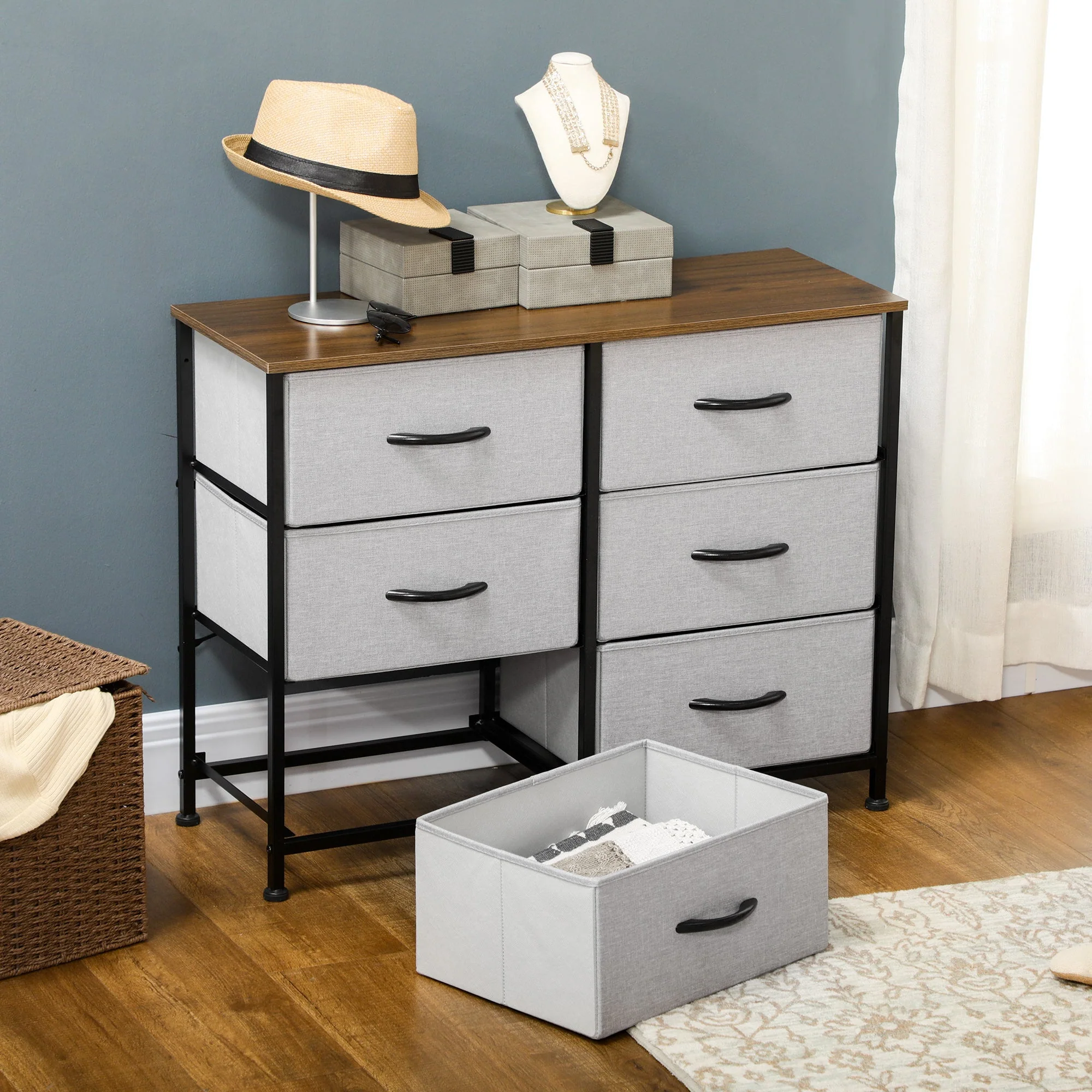 Fabric Chest of Drawers - Image 7