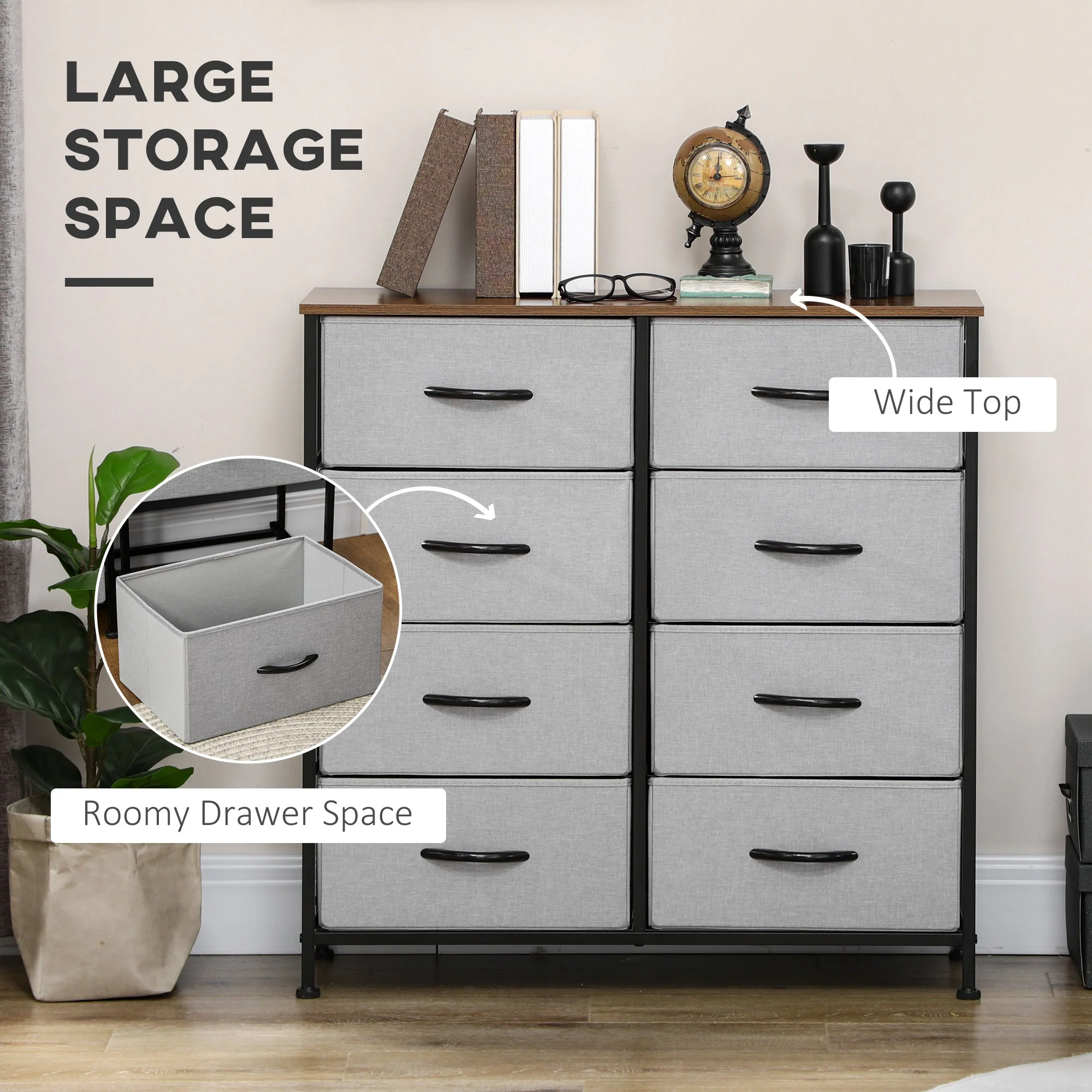 Fabric Chest of Drawers - Image 3