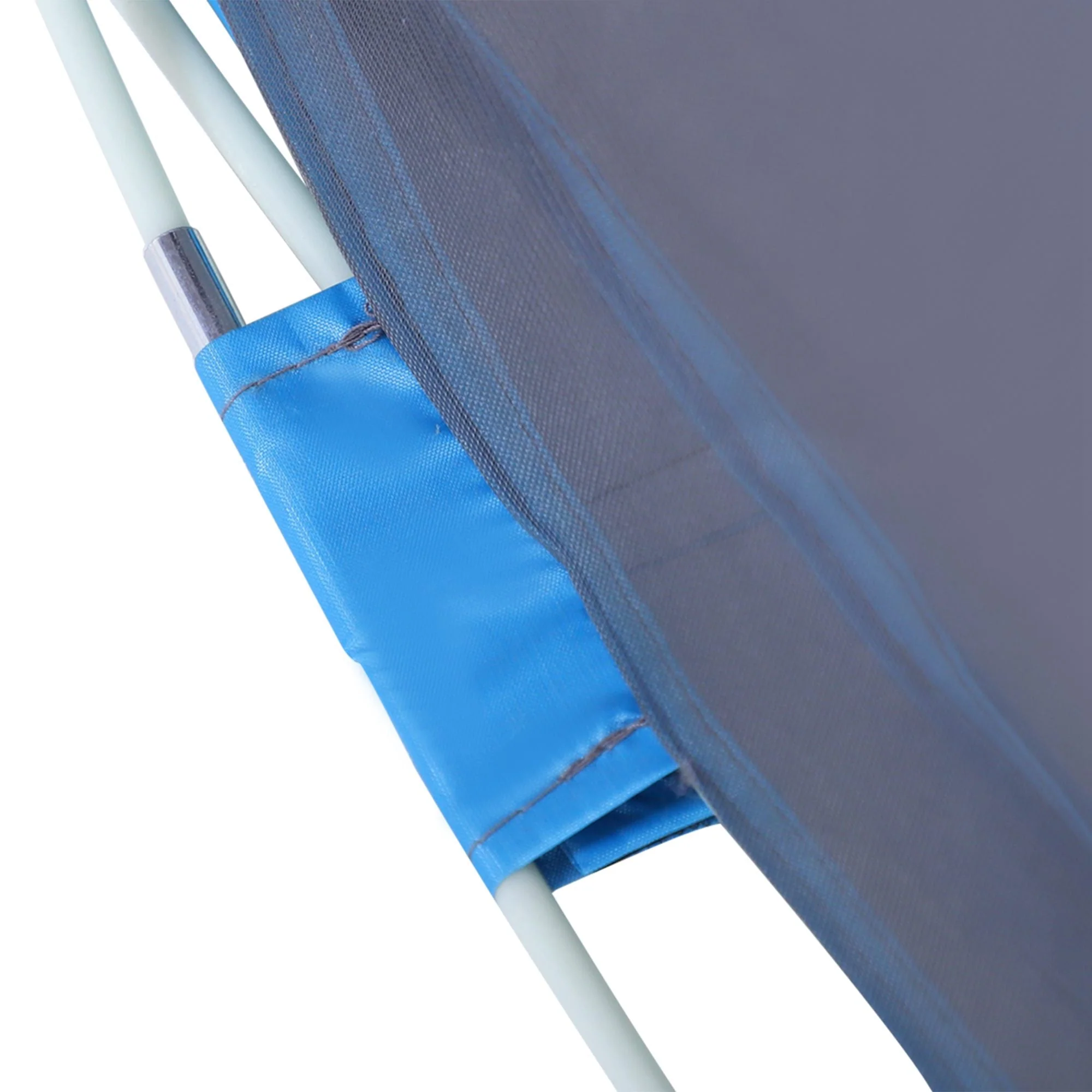 Fibreglass Frame 2 Person Pop-Up Lightweight Camping Tent Blue - Image 9