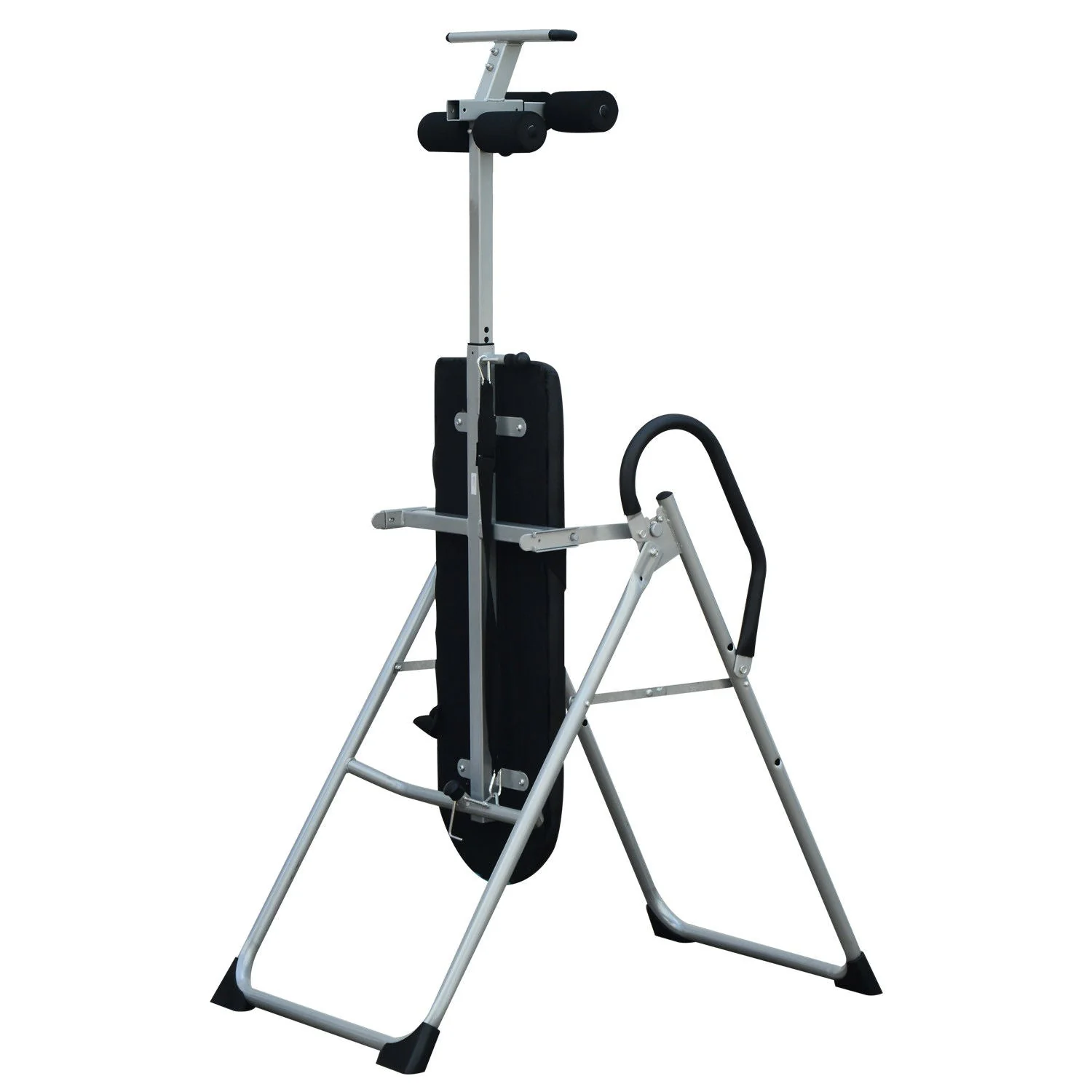 Fitness Workout Bench Gravity Inversion Exercise Bench-Silver - Image 6