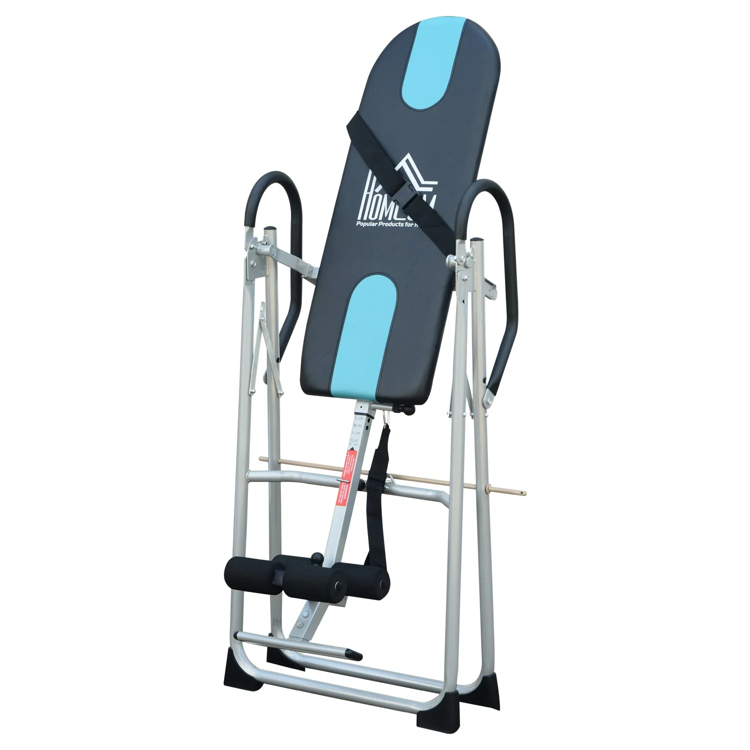 Fitness Workout Bench Gravity Inversion Exercise Bench-Silver - Image 7
