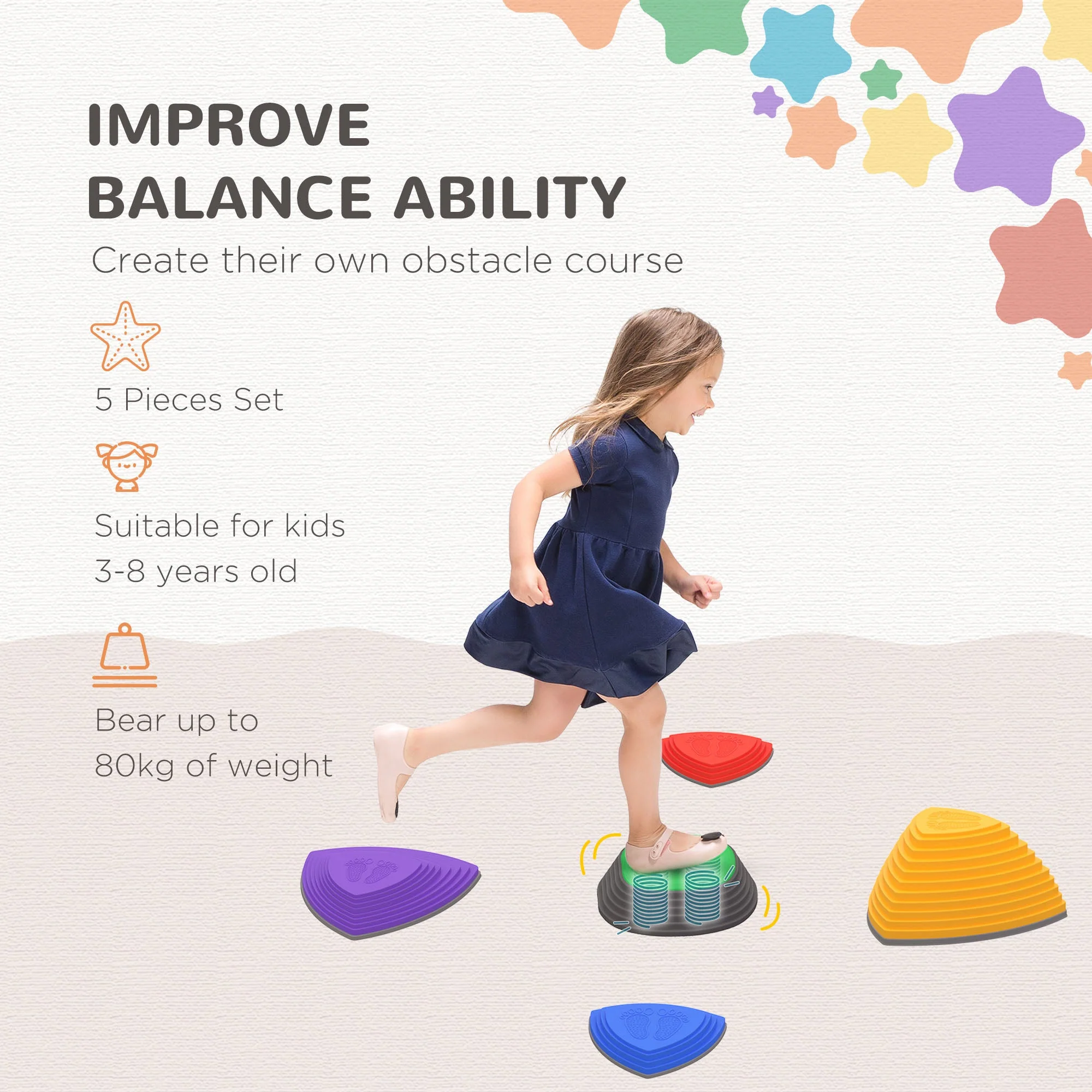 Five Piece Stepping Stones 3 To 8 Years by Zonekiz - Image 4