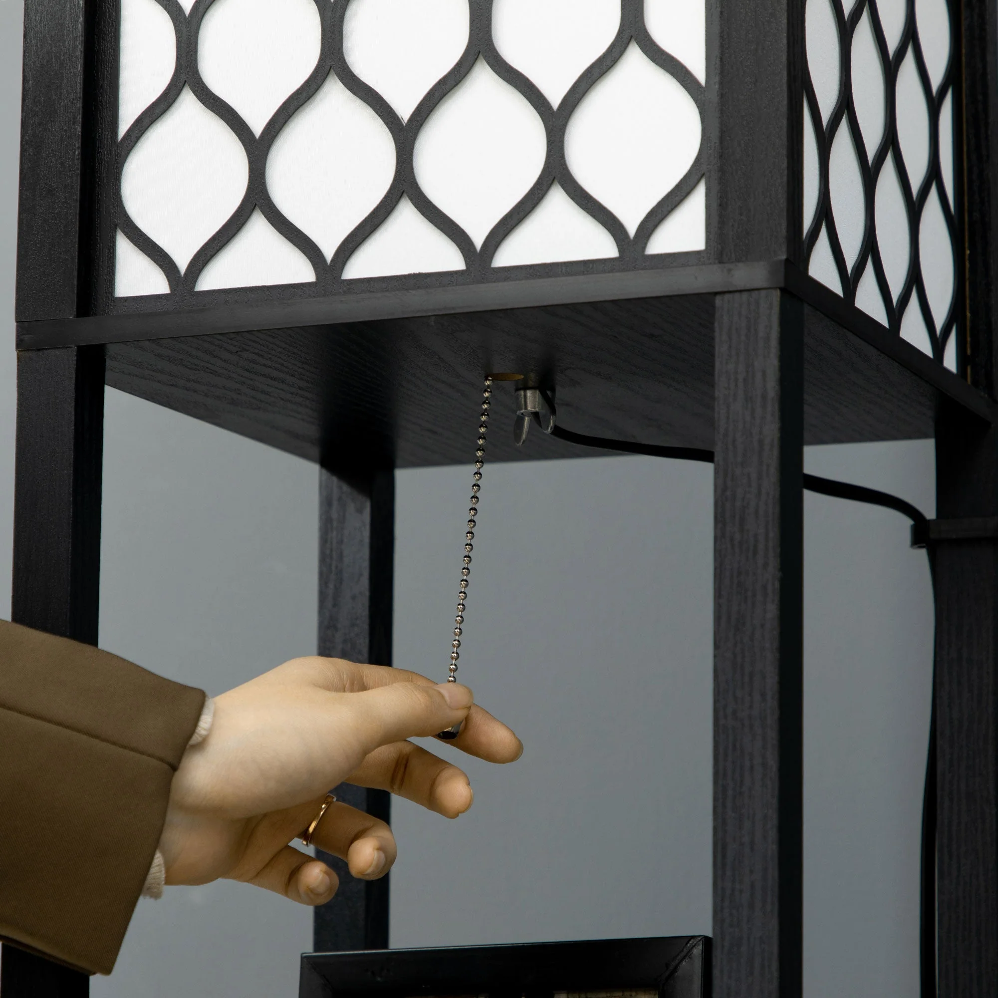 Floor Lamp with Shelves - Image 8