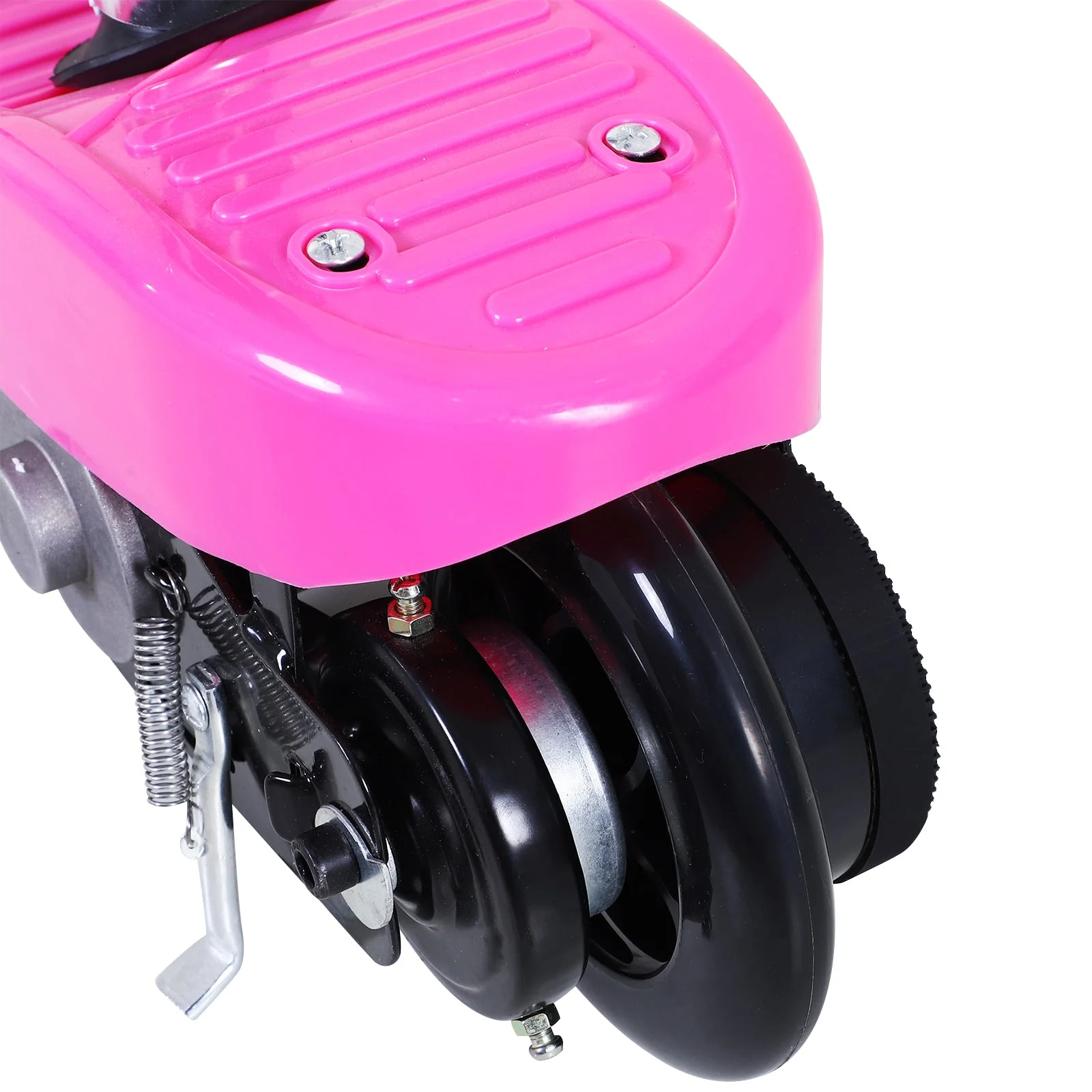 Foldable Electric Scooter Ride on for Kids 12V 120W W/Brake Kickstand-Pink - Image 9