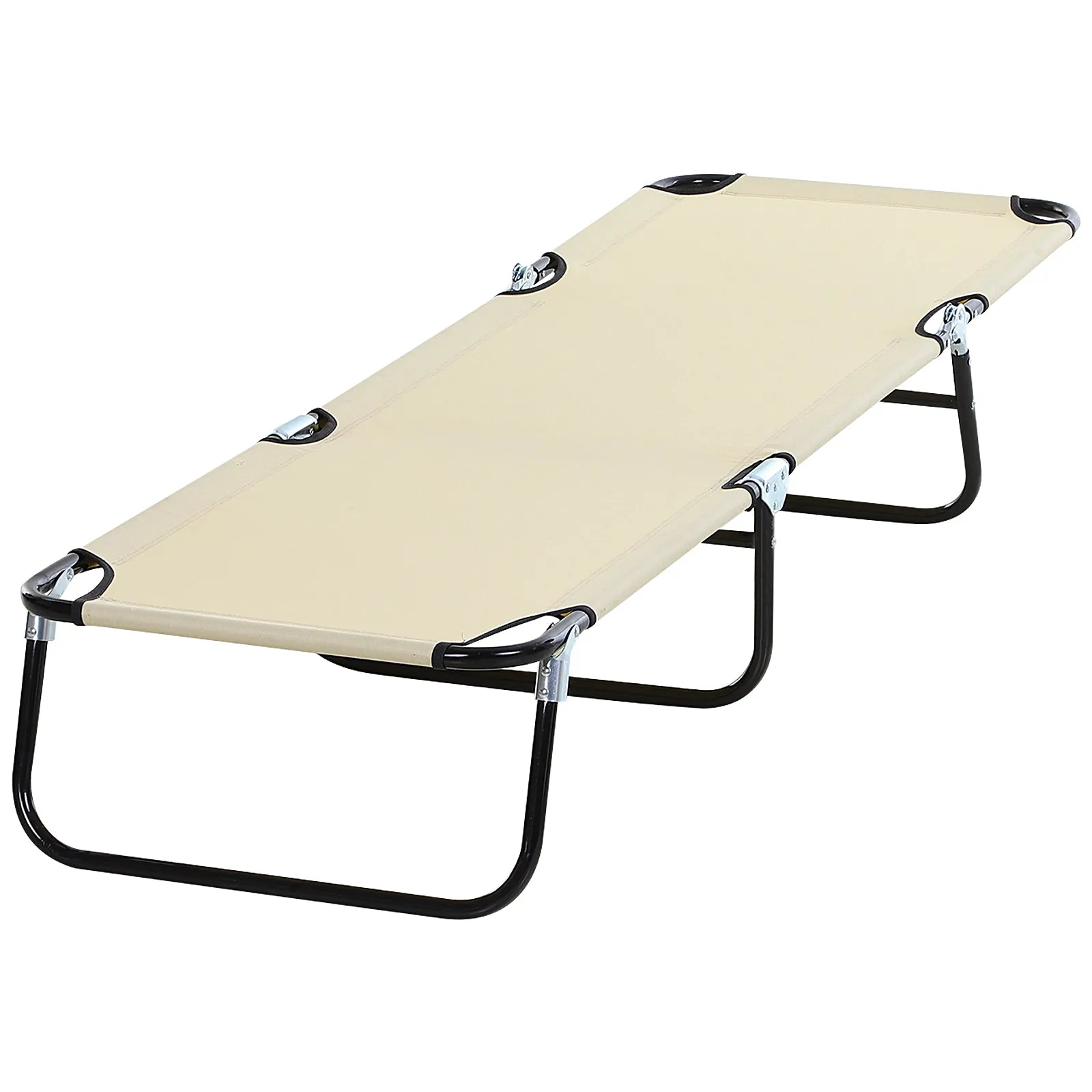 Foldable Sun Lounger with 5-Position Adjustable Backrest - Image 7
