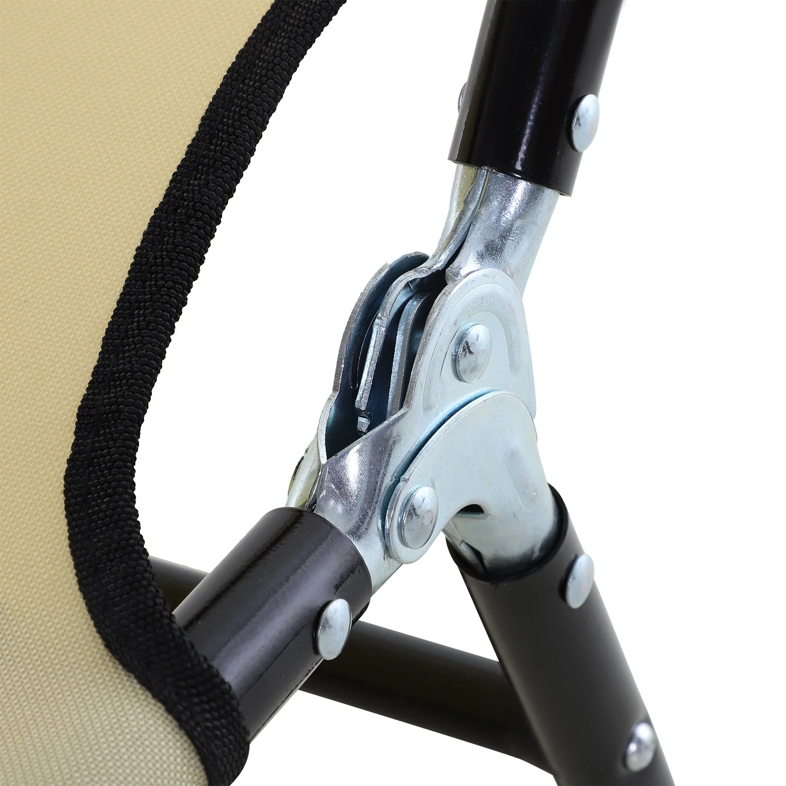 Foldable Sun Lounger with 5-Position Adjustable Backrest - Image 9