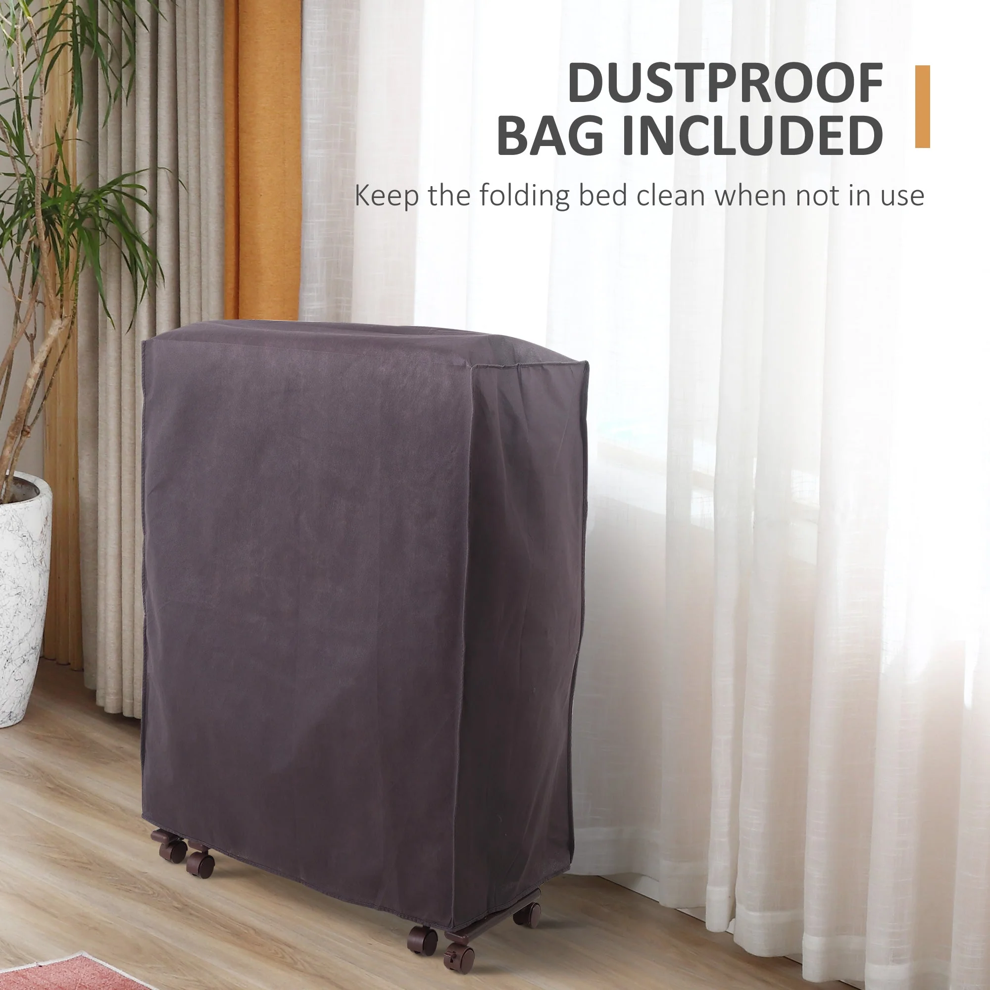 Folding Bed with Mattress - Image 8