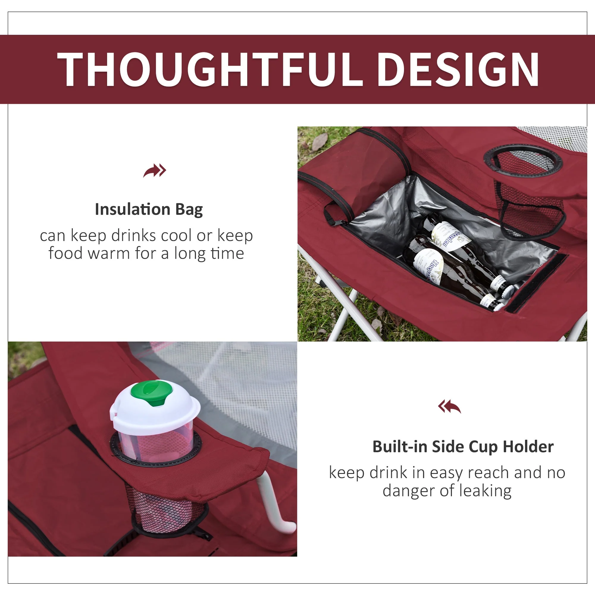 Folding Camping Chair w/ Insulation Bag - Image 4