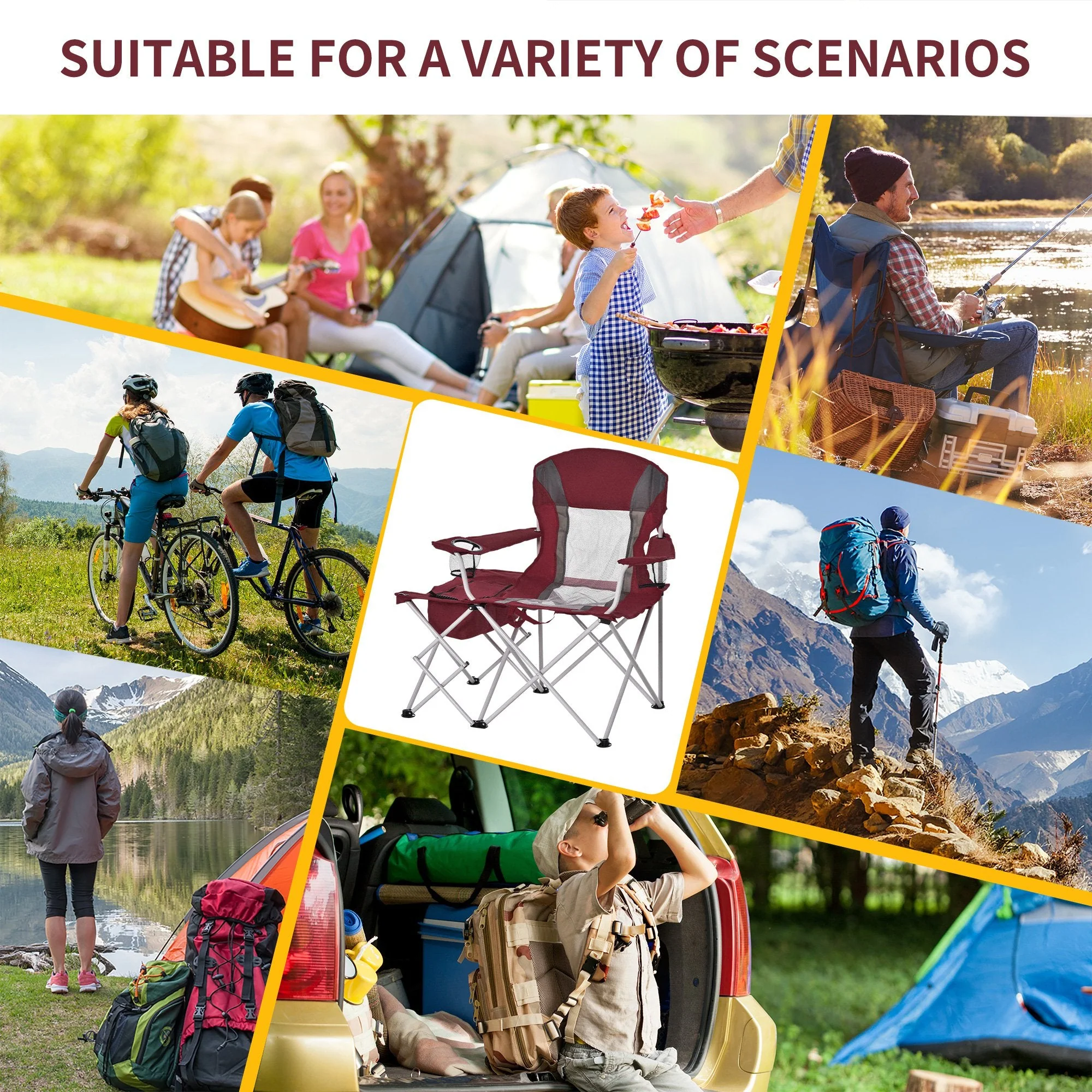 Folding Camping Chair w/ Insulation Bag - Image 6