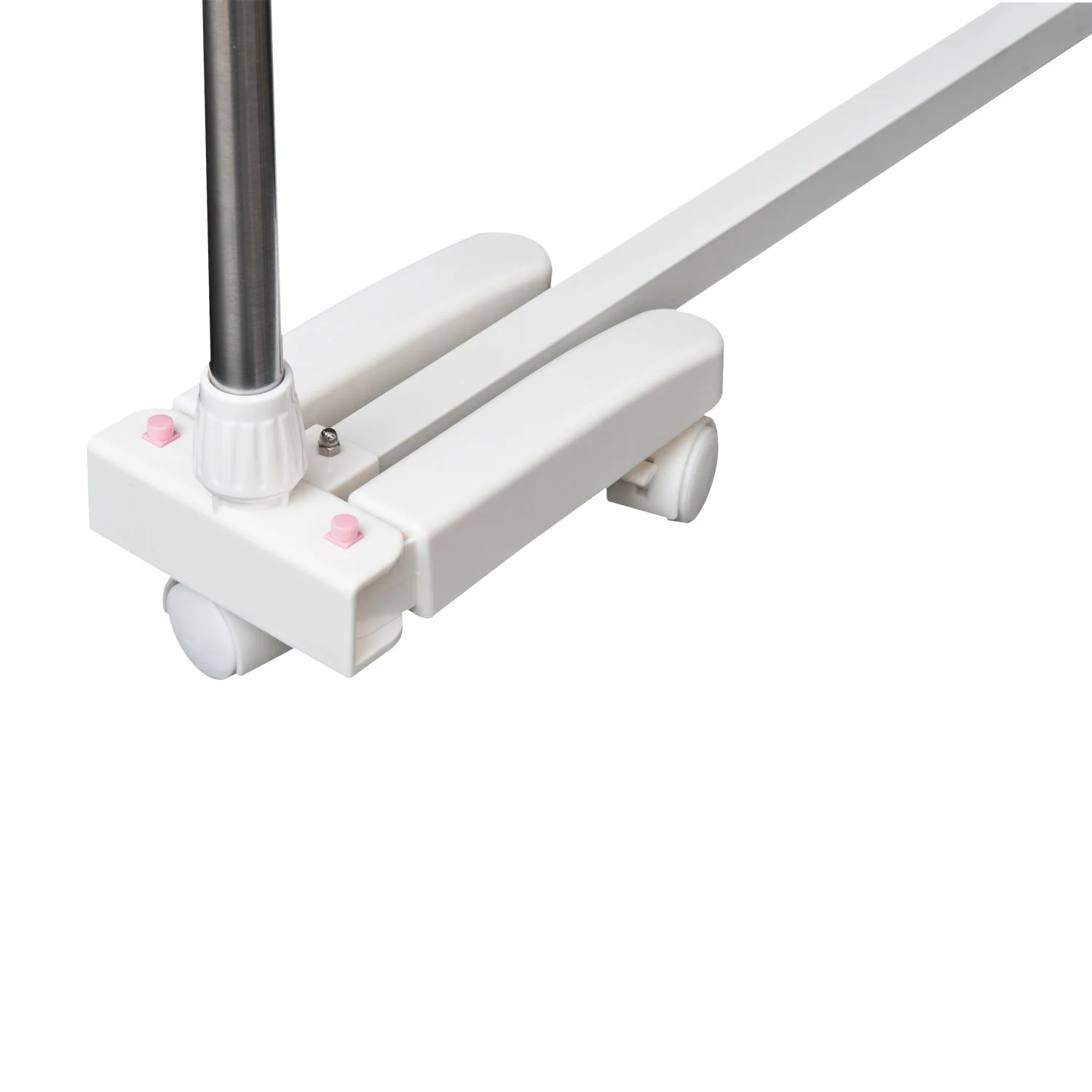 Folding Cloth Rail Adjustable Garment Rack With Wheels 4 Layer - Image 8