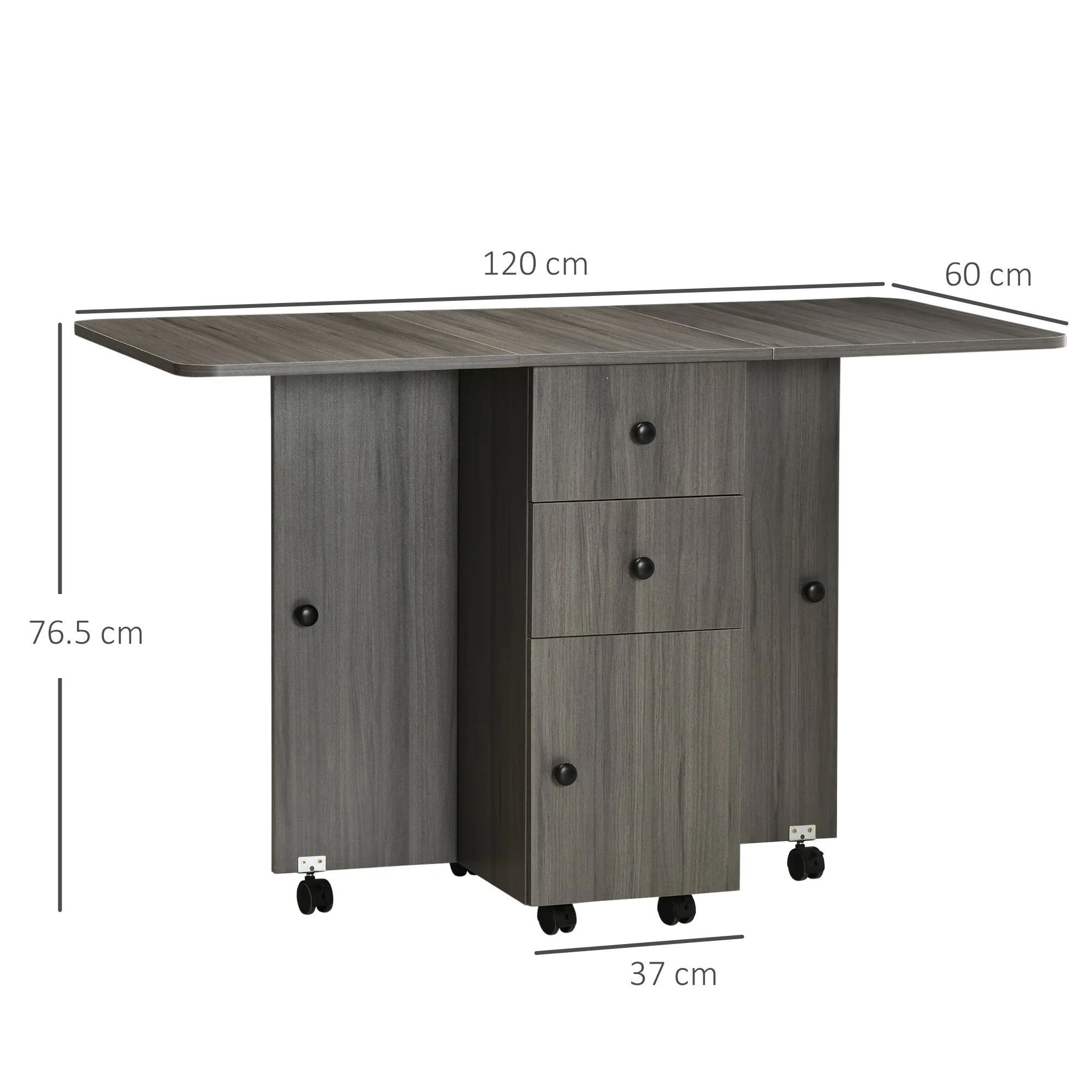 Folding Dining Table for 4-6 - Image 2