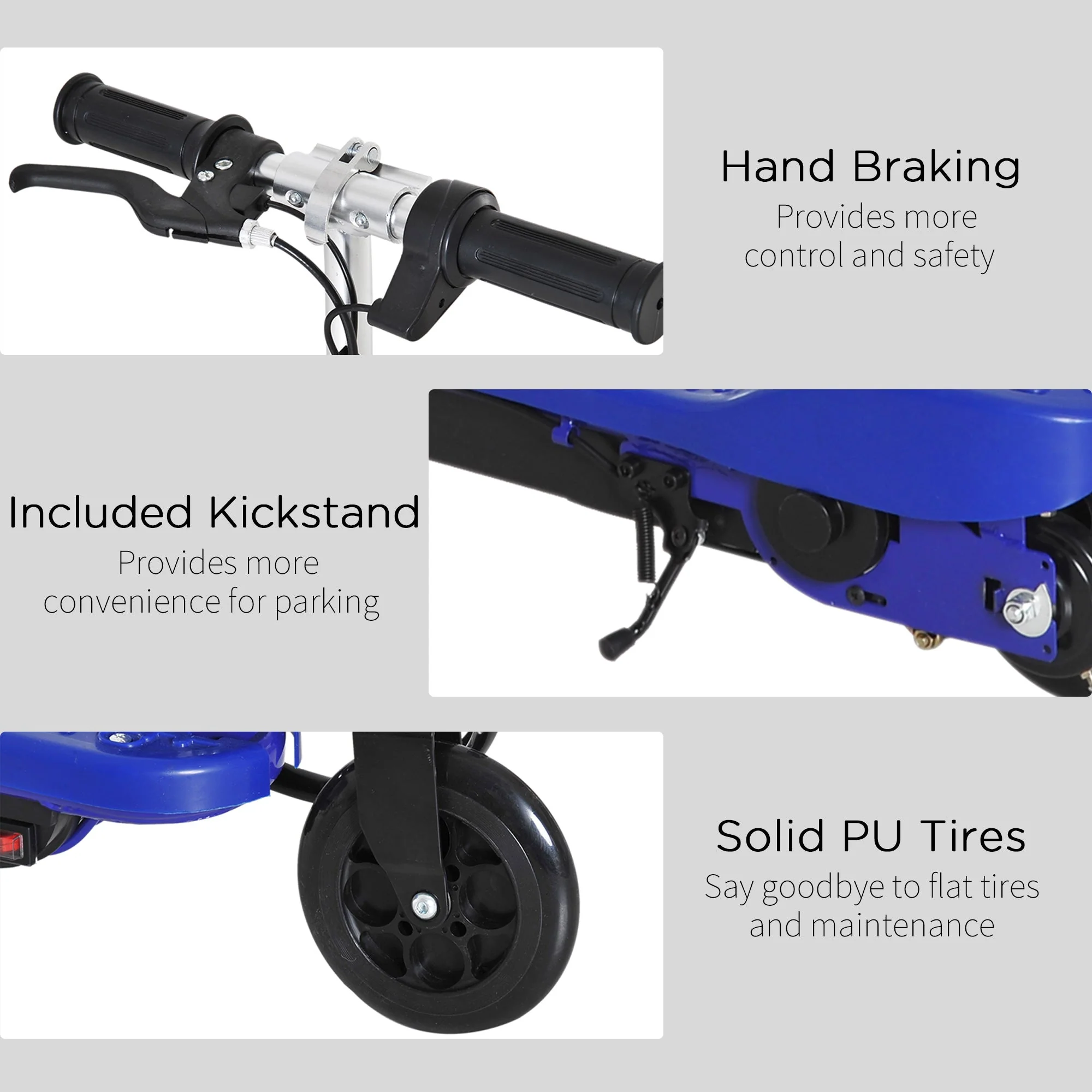 Folding Electric Kids Scooter Ride on Age 7-14 - Image 7