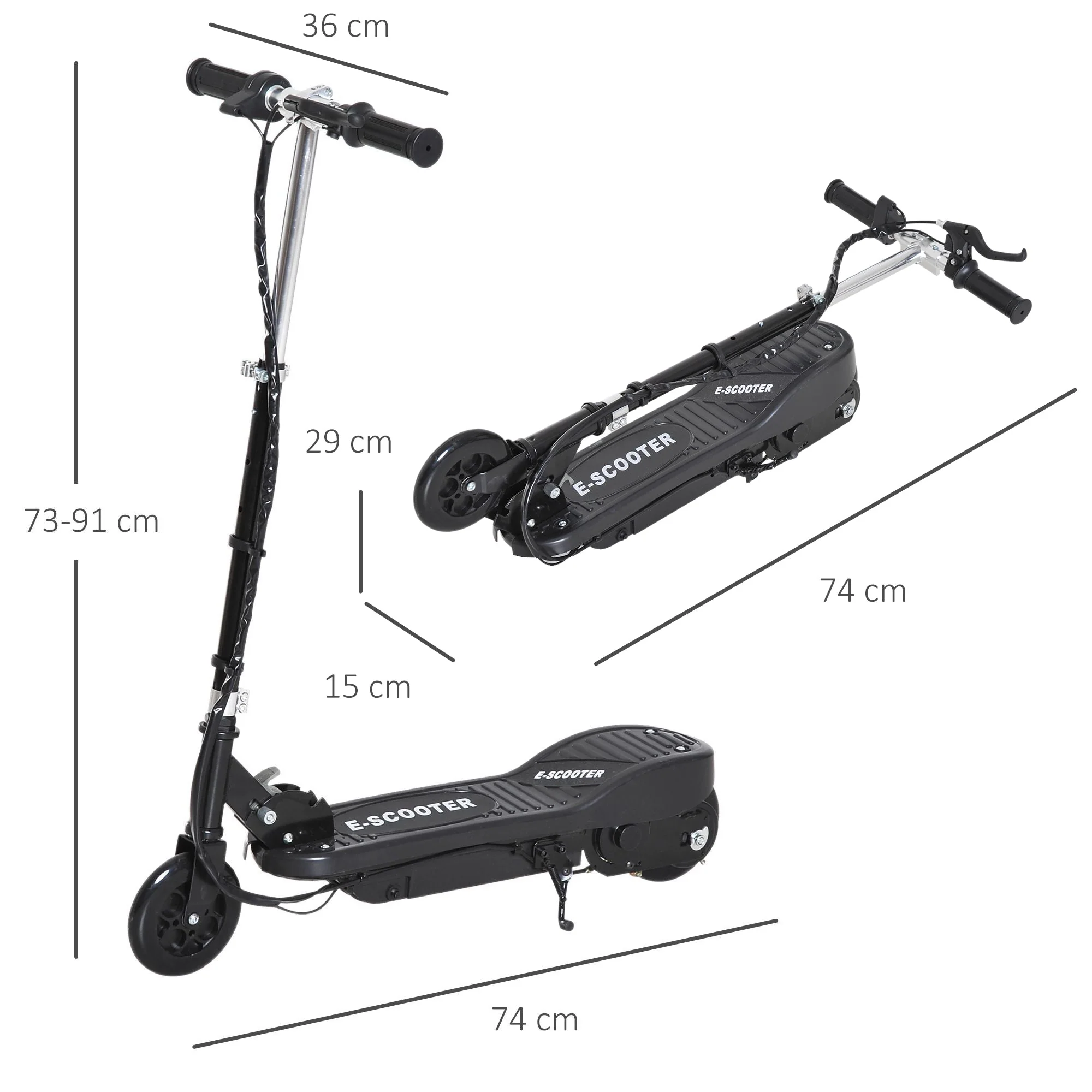 Folding Kids Electric Scooter Ride on Toy - Image 2