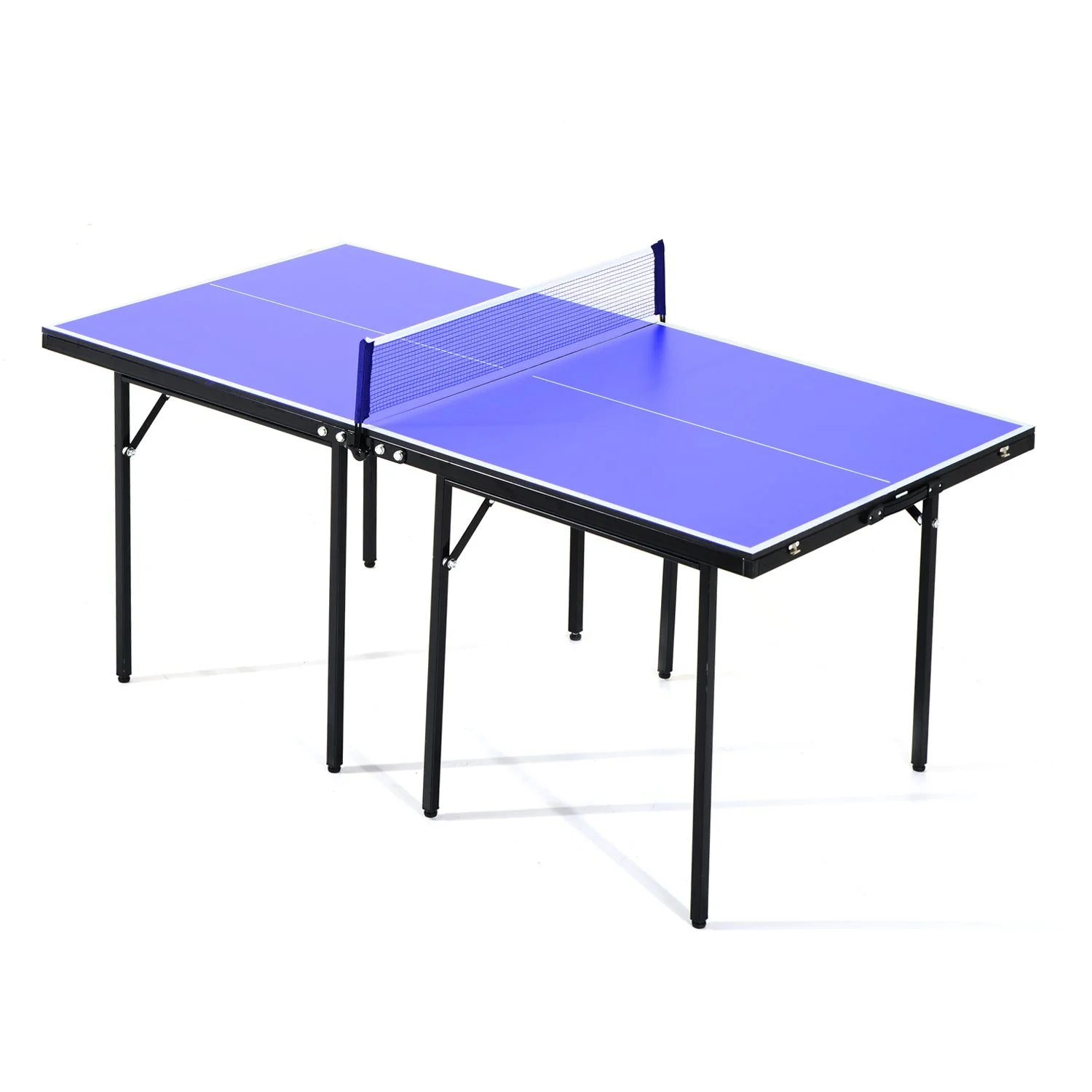 Folding Mini Ping Pong Table Set - Image 2
