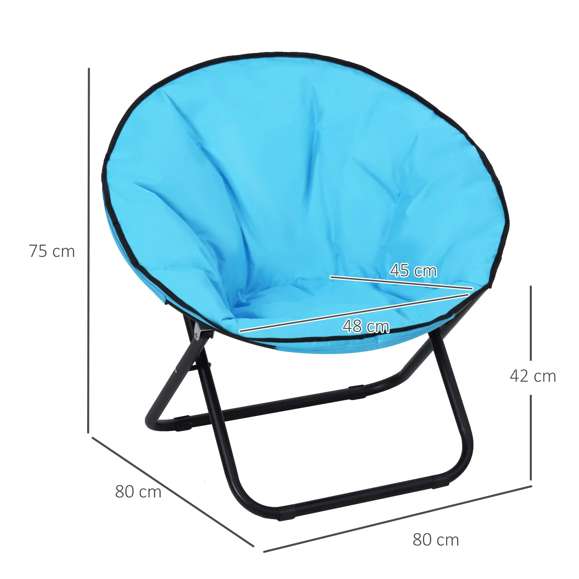 Folding Saucer Moon Chair - Image 3