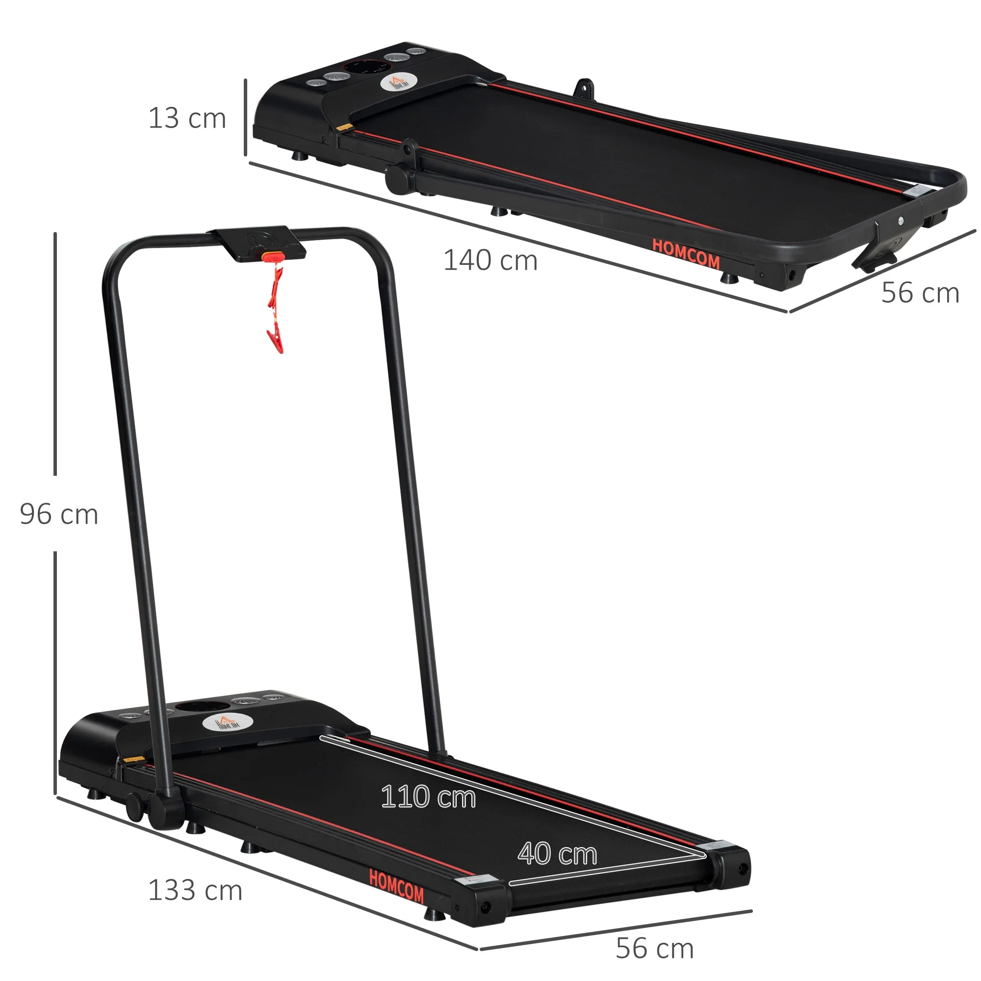 Folding Walking Treadmill for Home - Image 3