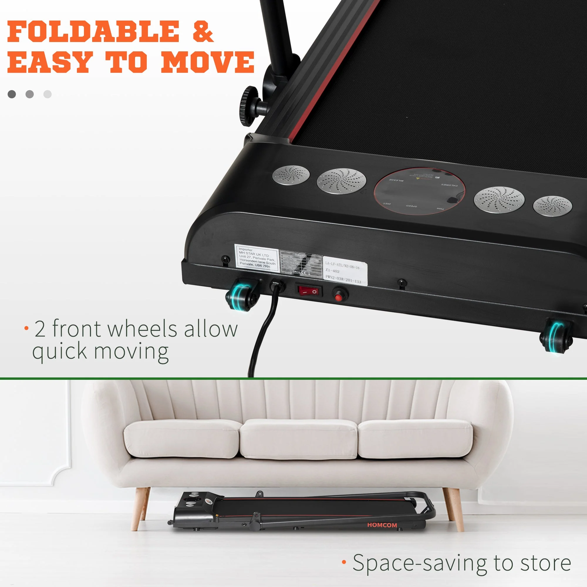 Folding Walking Treadmill for Home - Image 4
