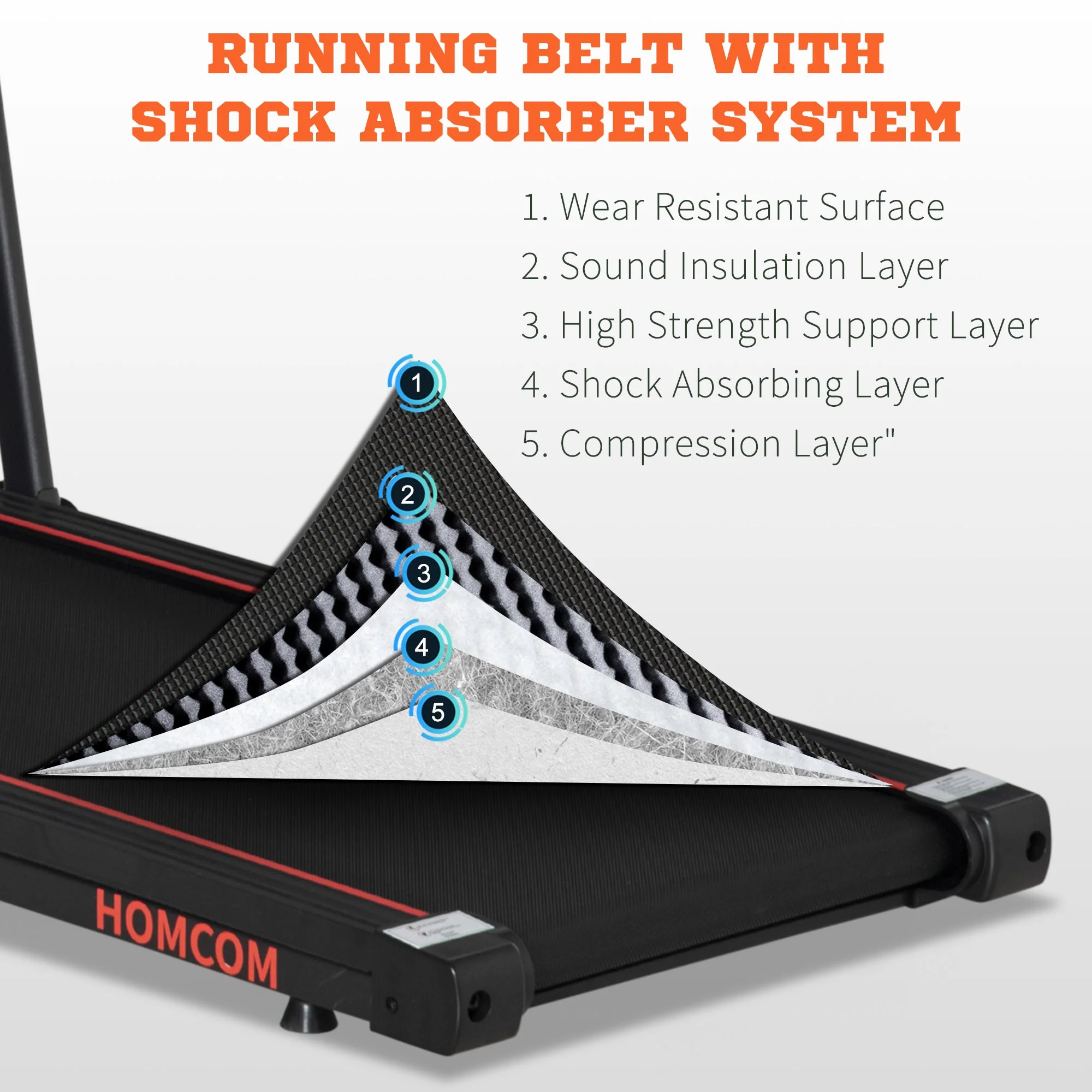 Folding Walking Treadmill for Home - Image 7