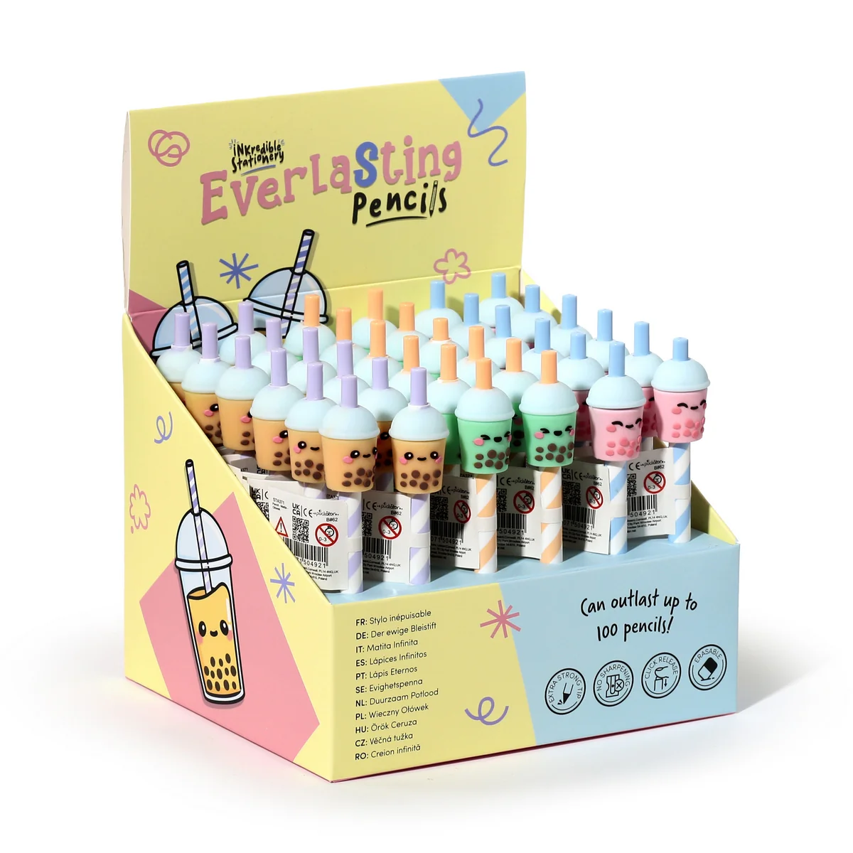 Foodiemals Bubble Tea Everlasting Pencil - Assorted - Image 8