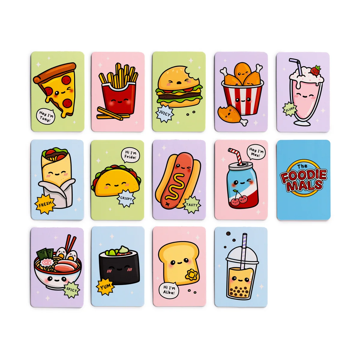 Foodiemals Kids Memory Card Game Set - Image 2