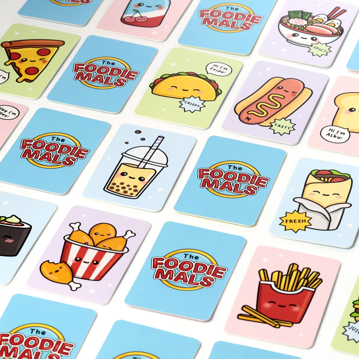 Foodiemals Kids Memory Card Game Set - Image 3