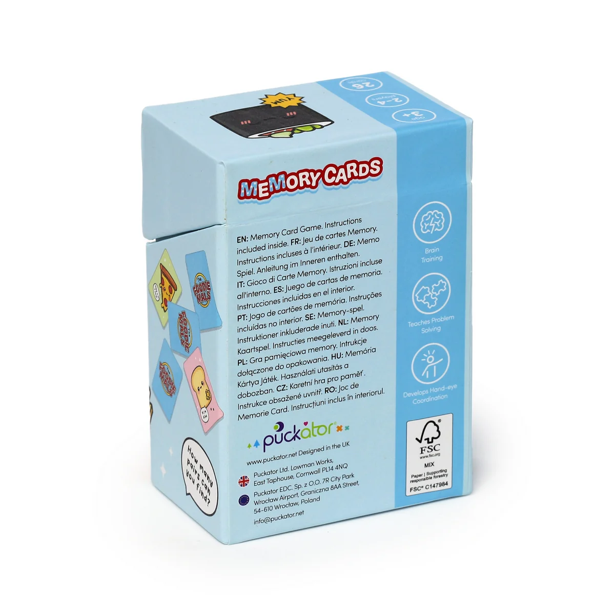 Foodiemals Kids Memory Card Game Set - Image 5