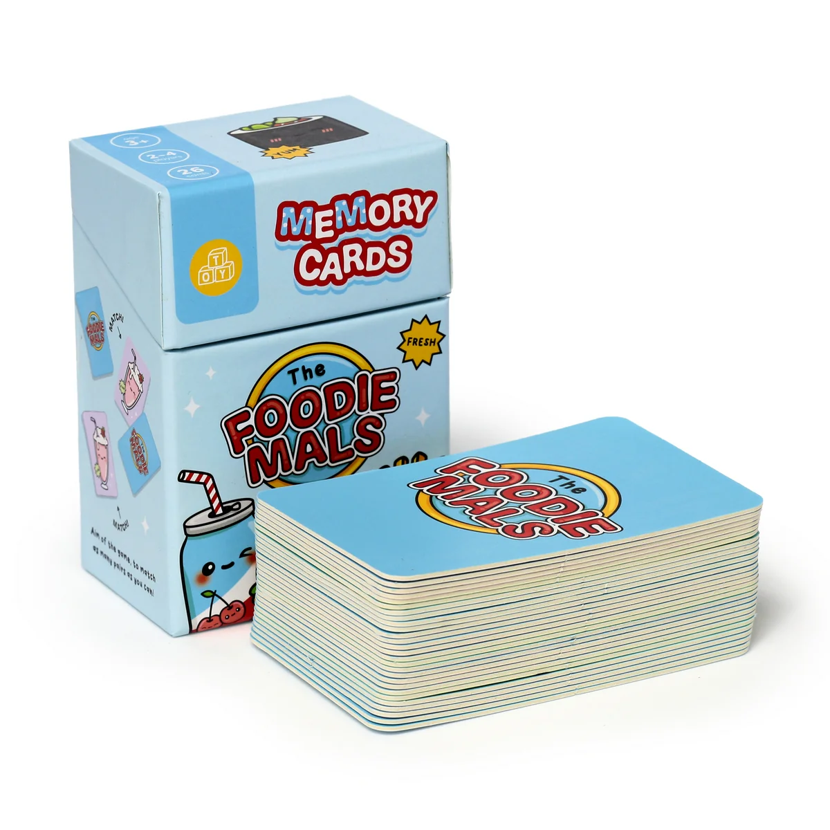Foodiemals Kids Memory Card Game Set - Image 6